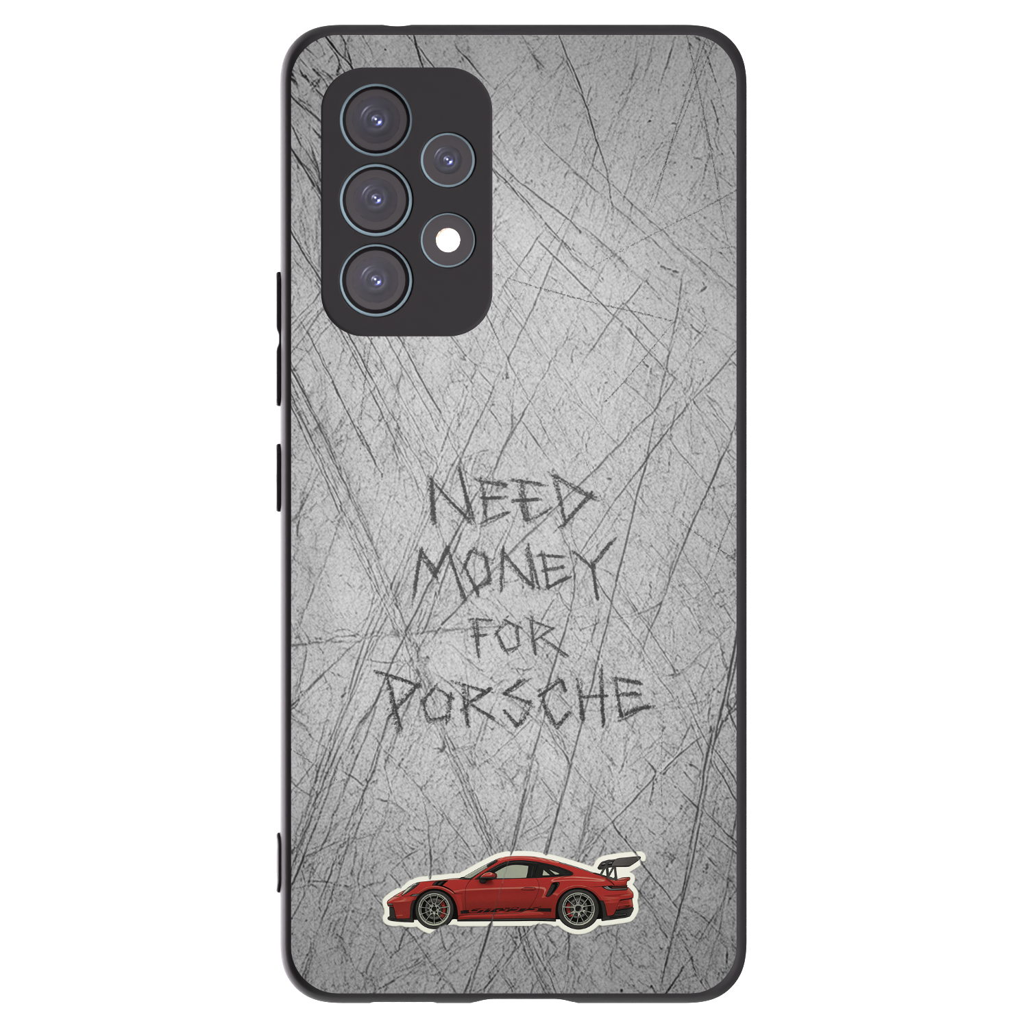 Picasee silikonový černý obal pro Samsung Galaxy A53 5G A536 - Garage Scratch