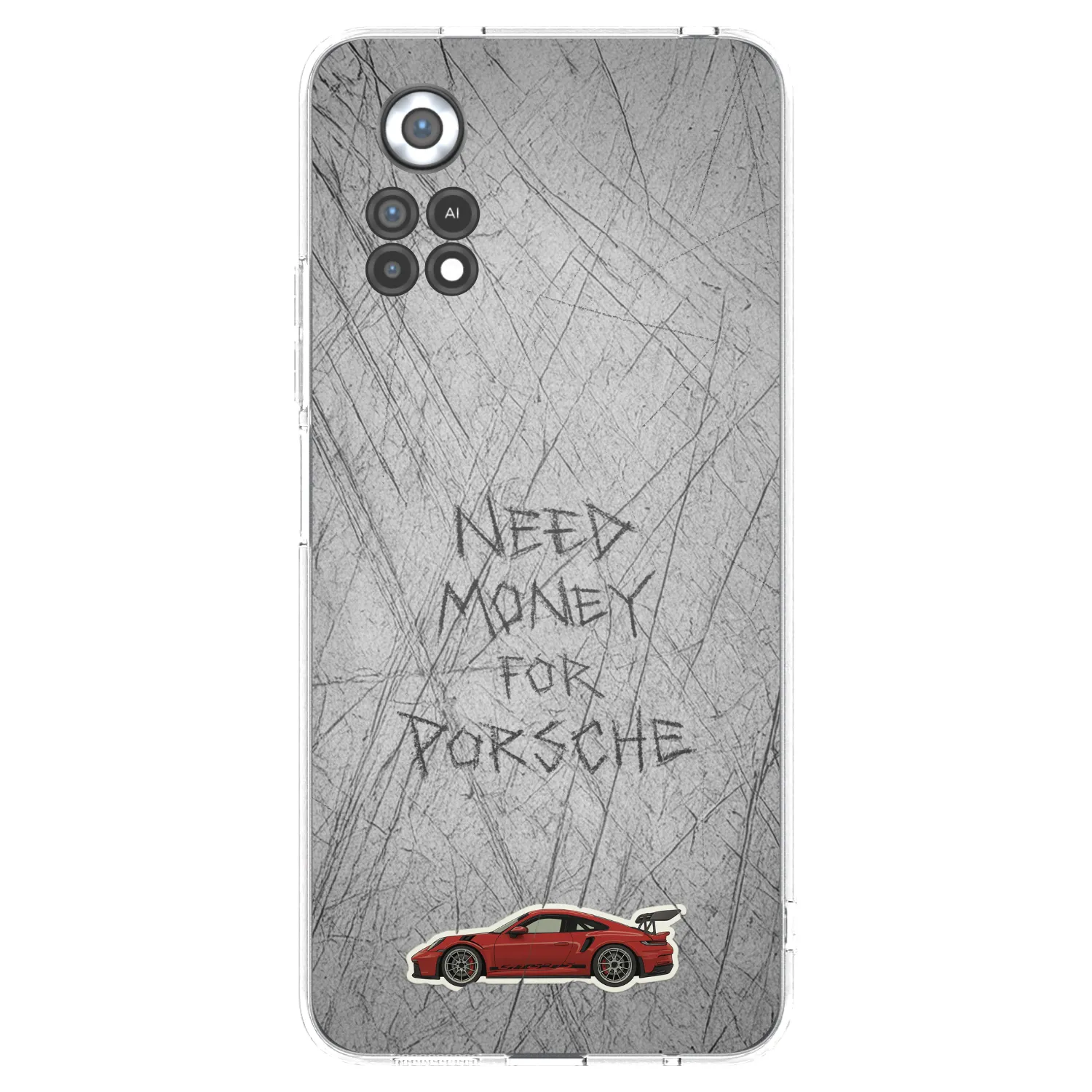 Picasee silikonový průhledný obal pro Xiaomi Poco X4 Pro 5G - Garage Scratch