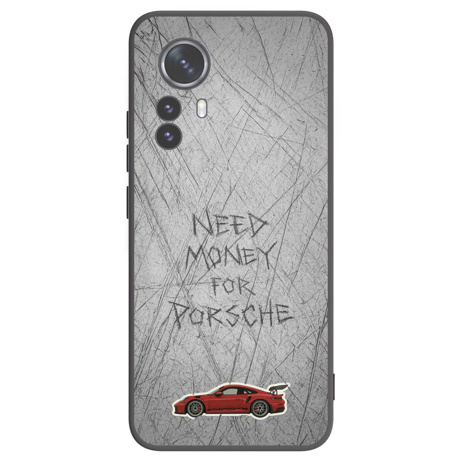 Picasee silikonový černý obal pro Xiaomi 12 Pro - Garage Scratch
