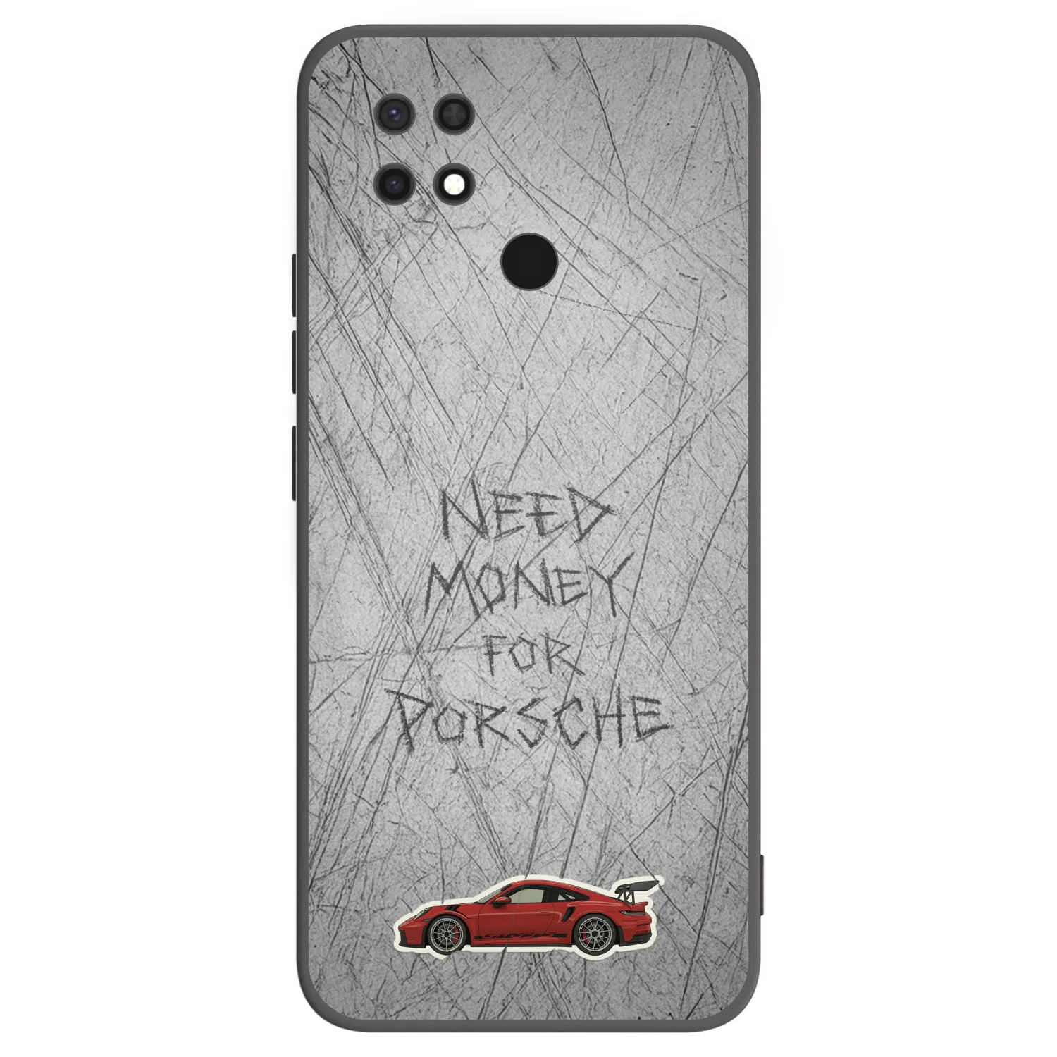 Picasee silikonový černý obal pro Xiaomi Redmi 10C - Garage Scratch