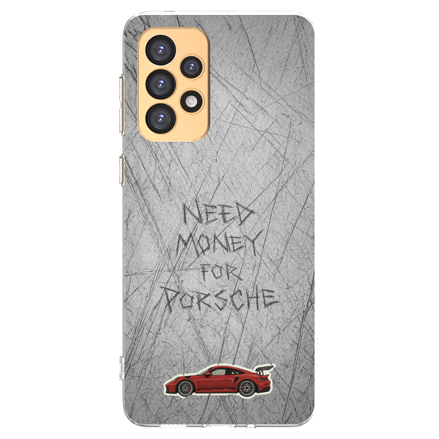 Picasee silikonový průhledný obal pro Samsung Galaxy A33 5G A336 - Garage Scratch