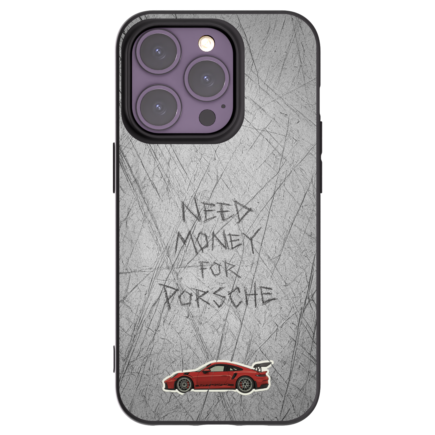 Picasee silikonový černý obal pro Apple iPhone 14 Pro - Garage Scratch