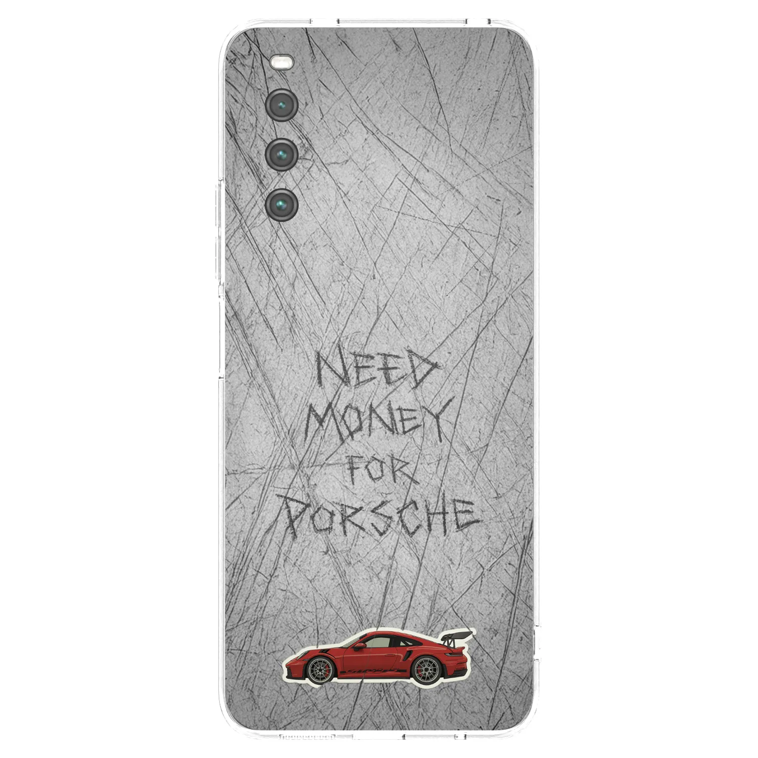 Picasee silikonový průhledný obal pro Sony Xperia 10 IV 5G - Garage Scratch