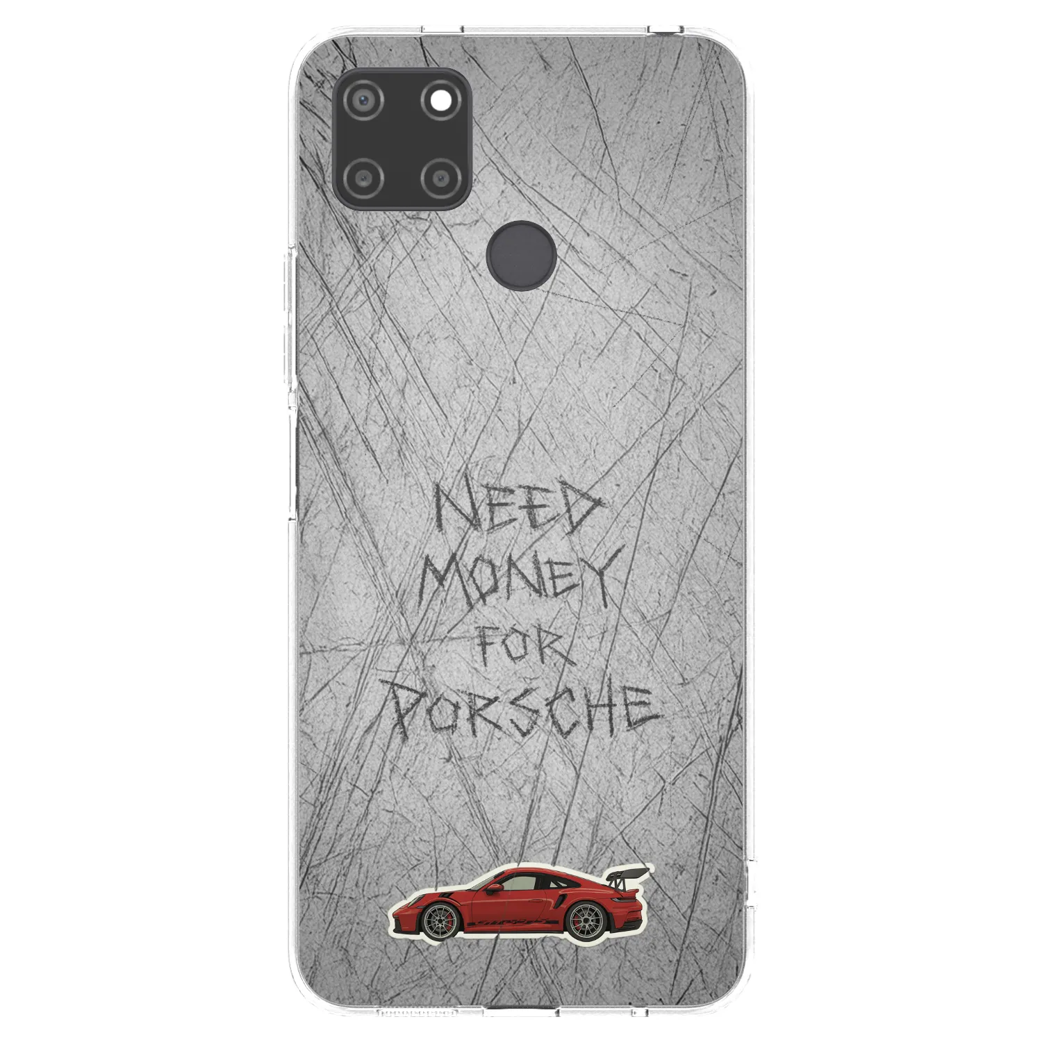 Picasee silikonový průhledný obal pro Realme C21Y - Garage Scratch