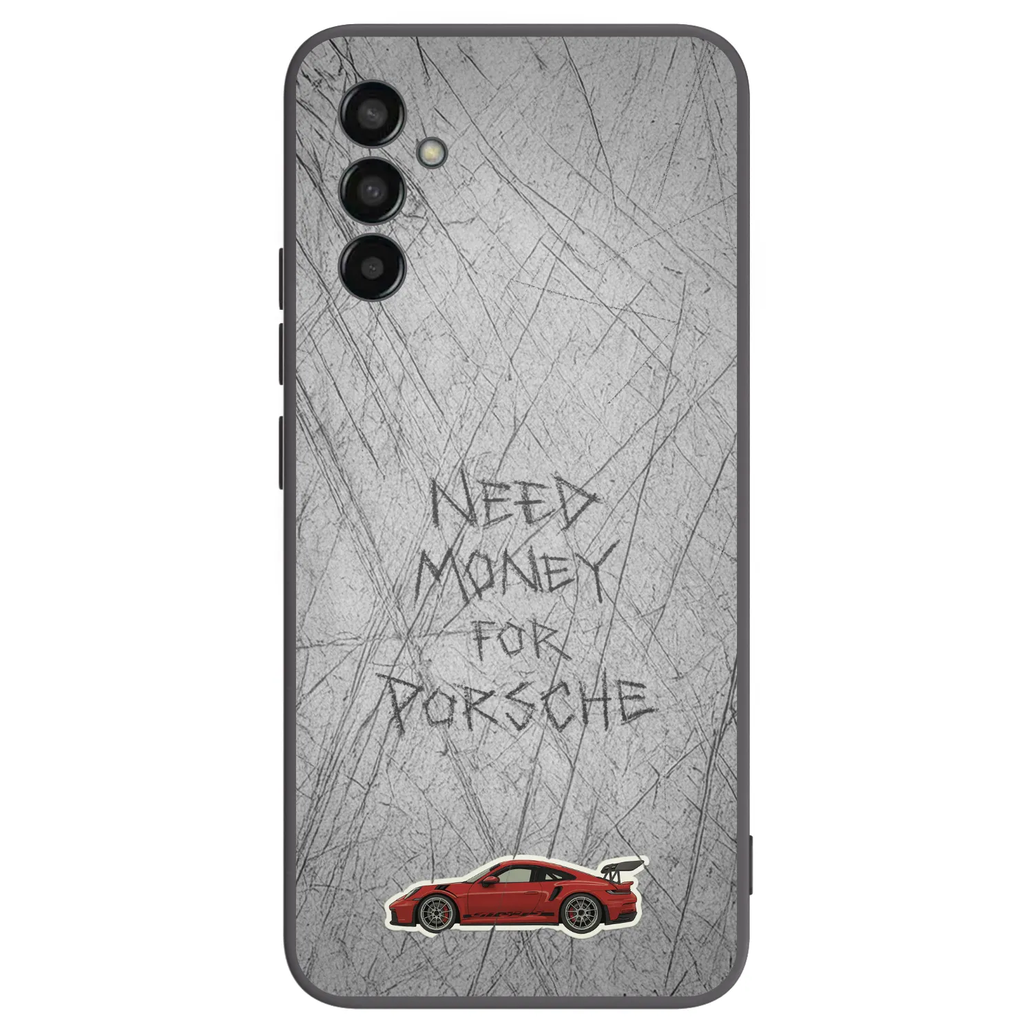 Picasee silikonový černý obal pro Samsung Galaxy M13 M135F - Garage Scratch