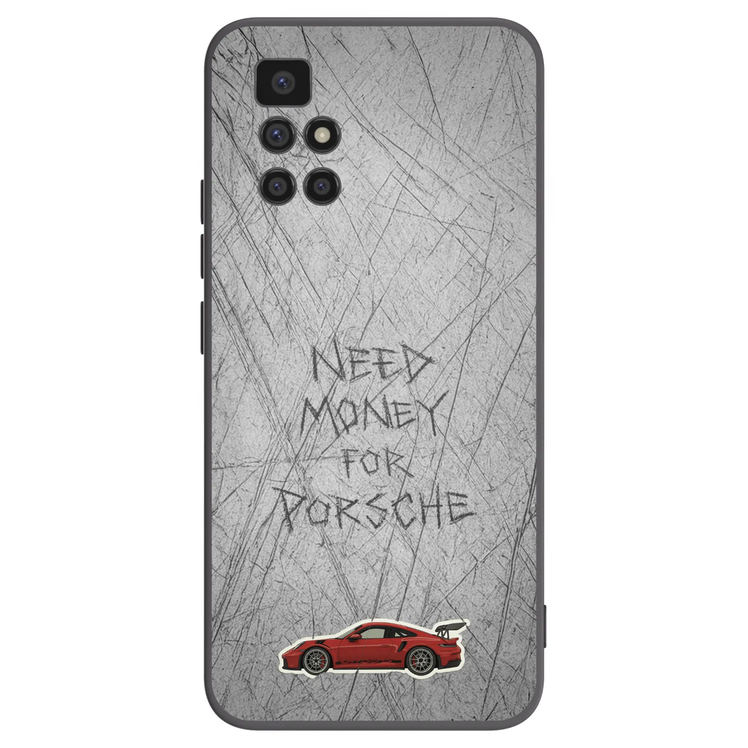 Picasee silikonový černý obal pro Xiaomi Redmi 10 (2022) - Garage Scratch
