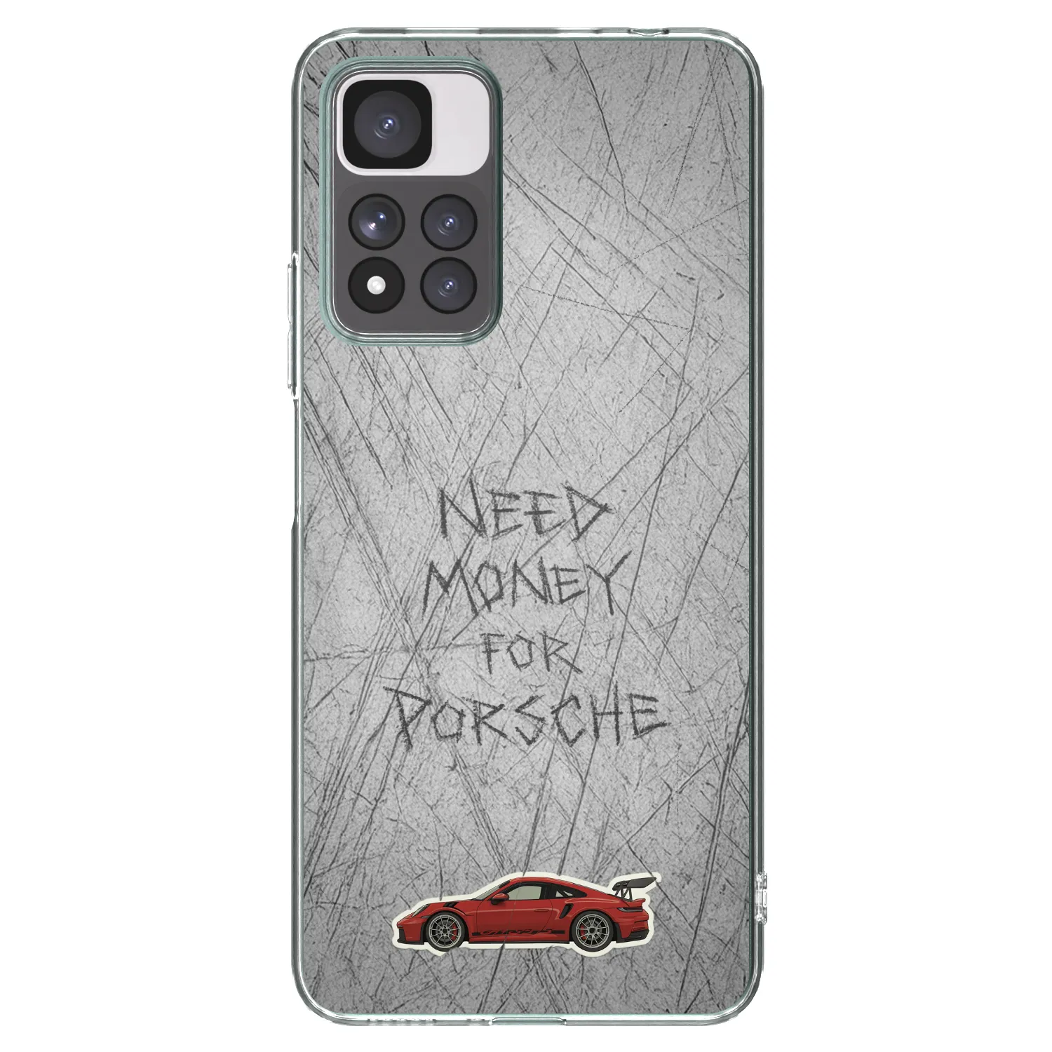 Picasee silikonový průhledný obal pro Xiaomi Redmi Note 11 Pro+ 5G - Garage Scratch