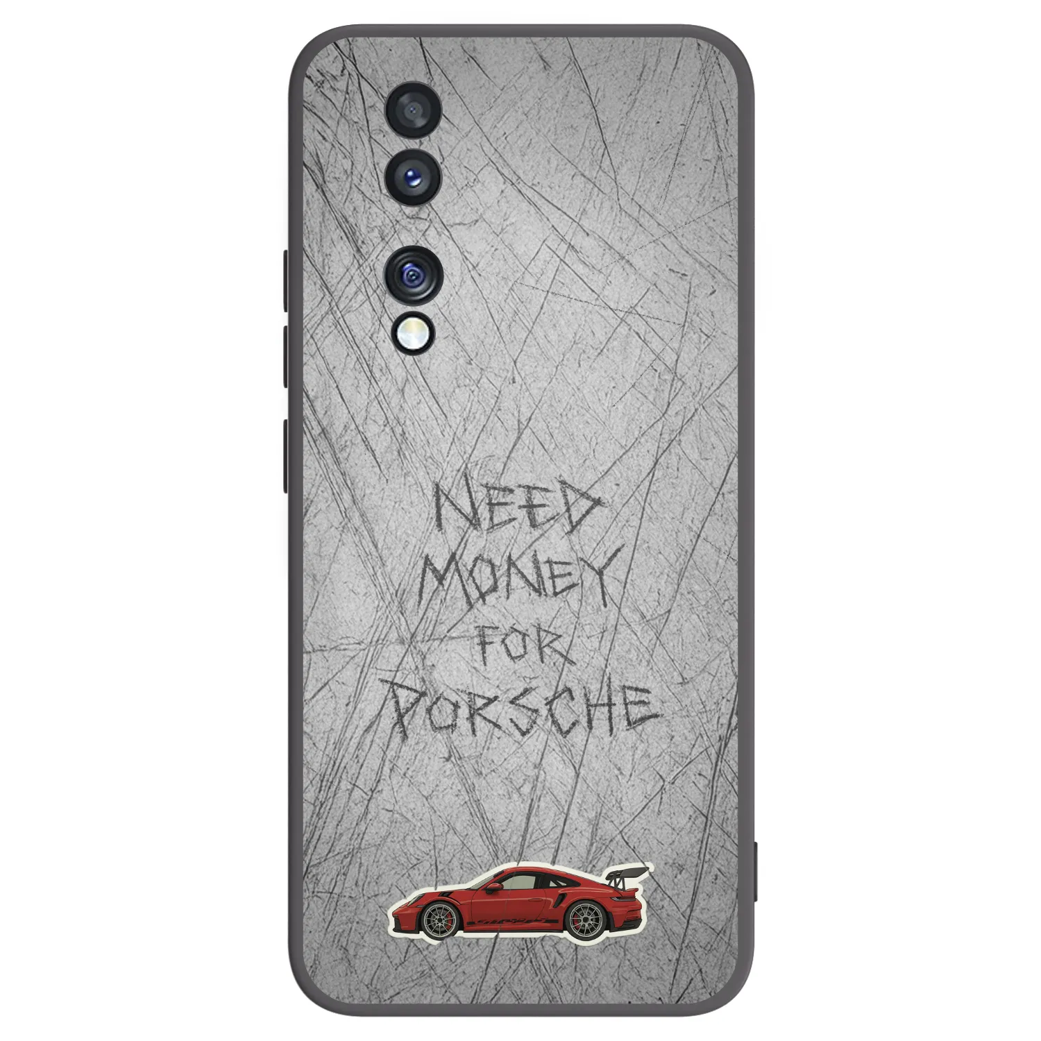 Picasee silikonový černý obal pro Honor 70 - Garage Scratch