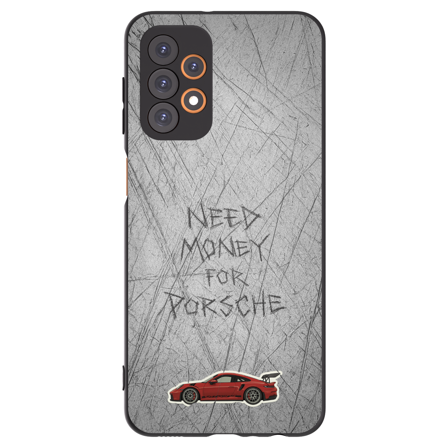 Picasee silikonový černý obal pro Samsung Galaxy A23 A236B 5G - Garage Scratch