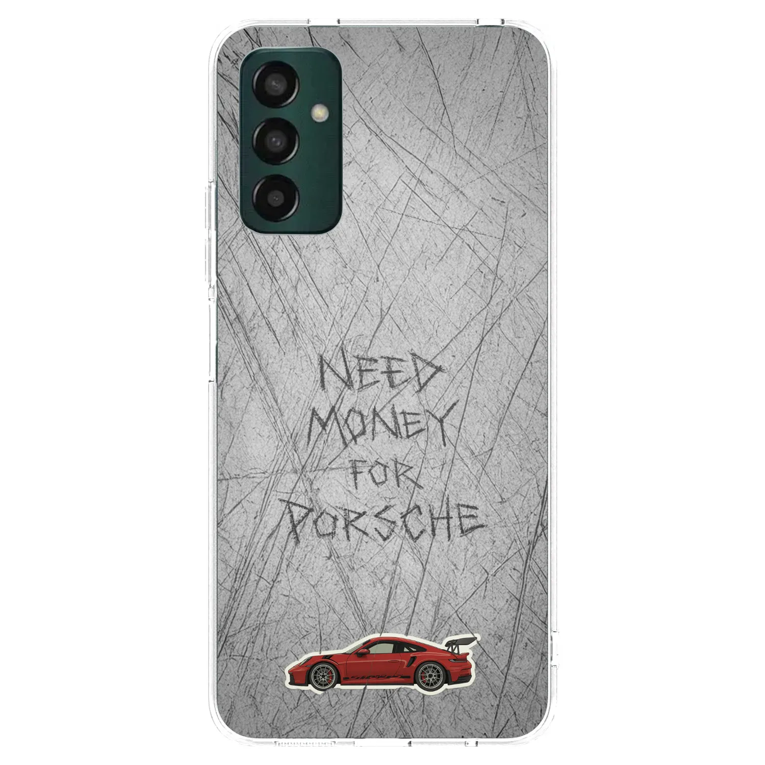 Picasee silikonový průhledný obal pro Samsung Galaxy M23 5G - Garage Scratch