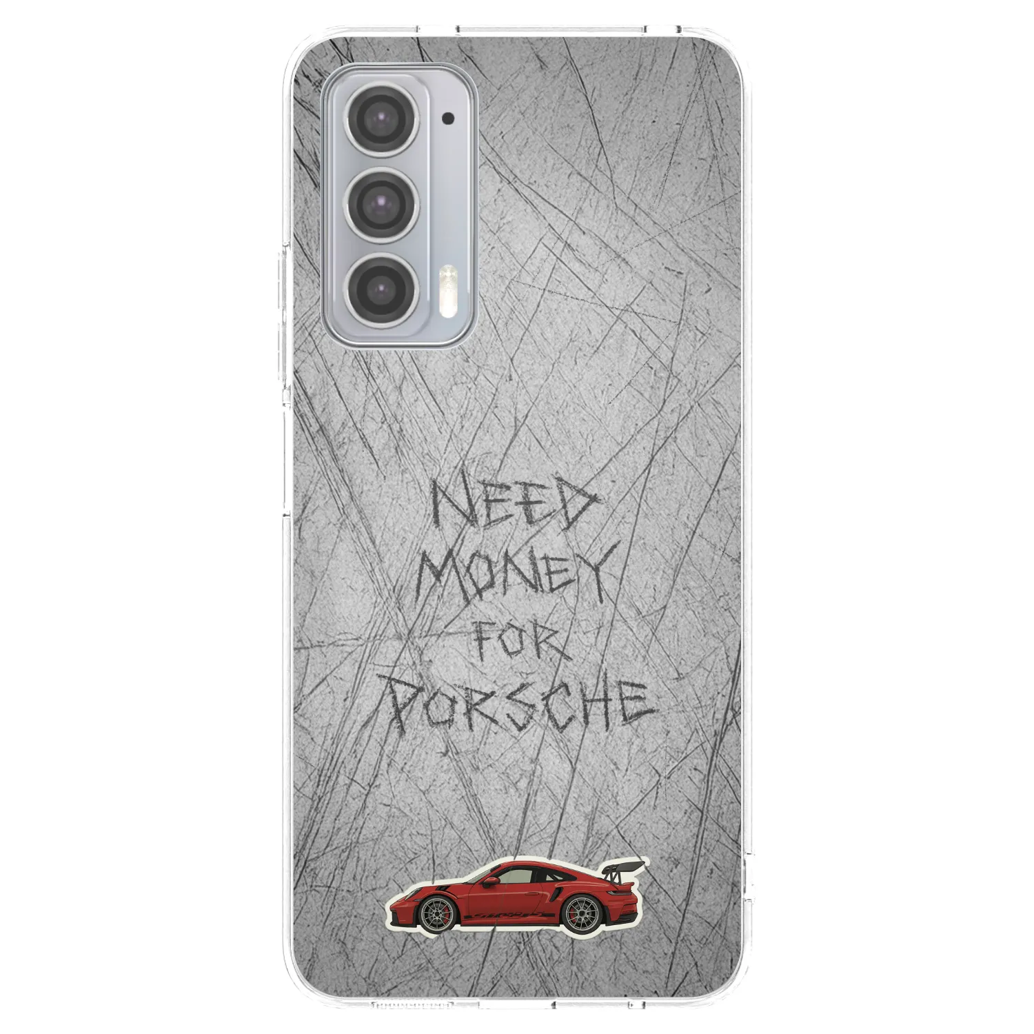 Picasee silikonový průhledný obal pro Motorola Edge 20 - Garage Scratch