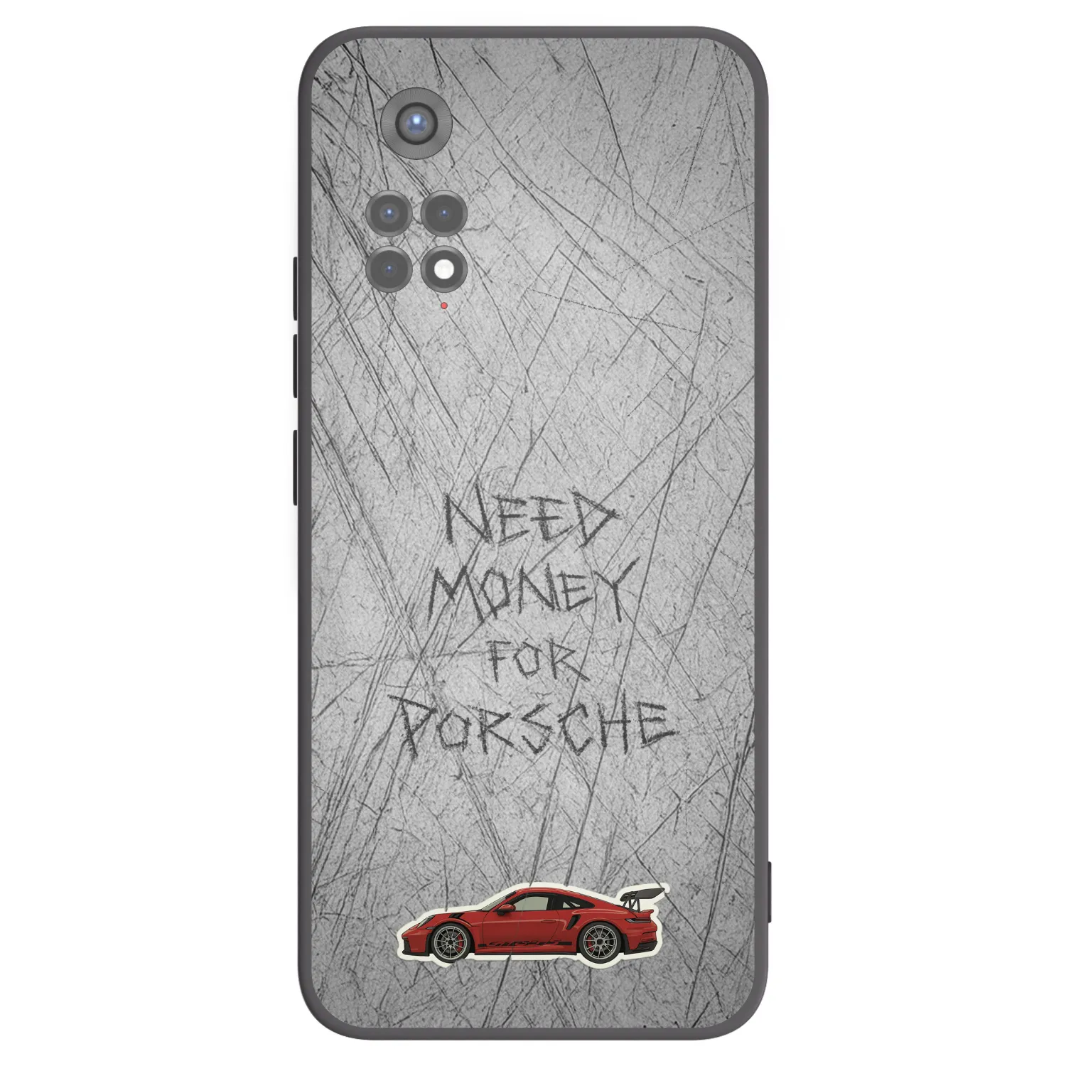 Picasee silikonový černý obal pro Xiaomi Redmi Note 11S 5G - Garage Scratch