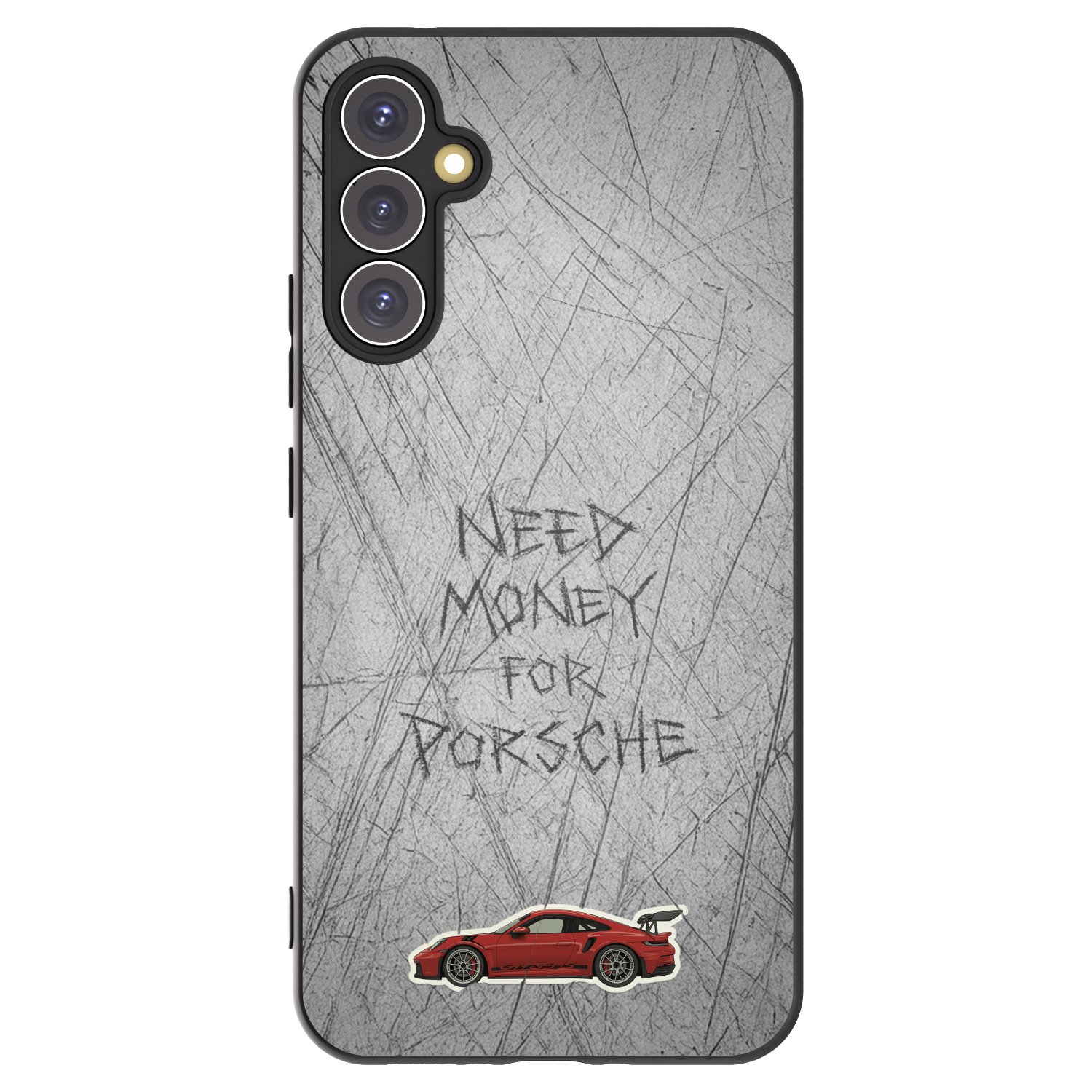 Picasee silikonový černý obal pro Samsung Galaxy A34 5G A346B - Garage Scratch