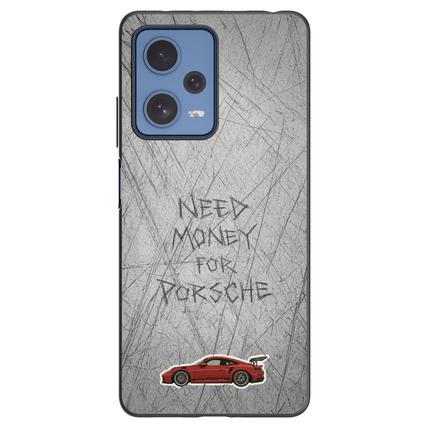 Picasee silikonový černý obal pro Xiaomi Redmi Note 12 Pro 5G - Garage Scratch