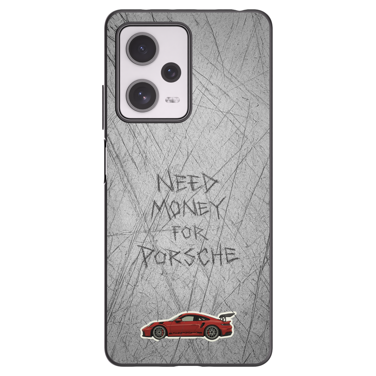 Picasee silikonový černý obal pro Xiaomi Redmi Note 12 Pro+ 5G - Garage Scratch