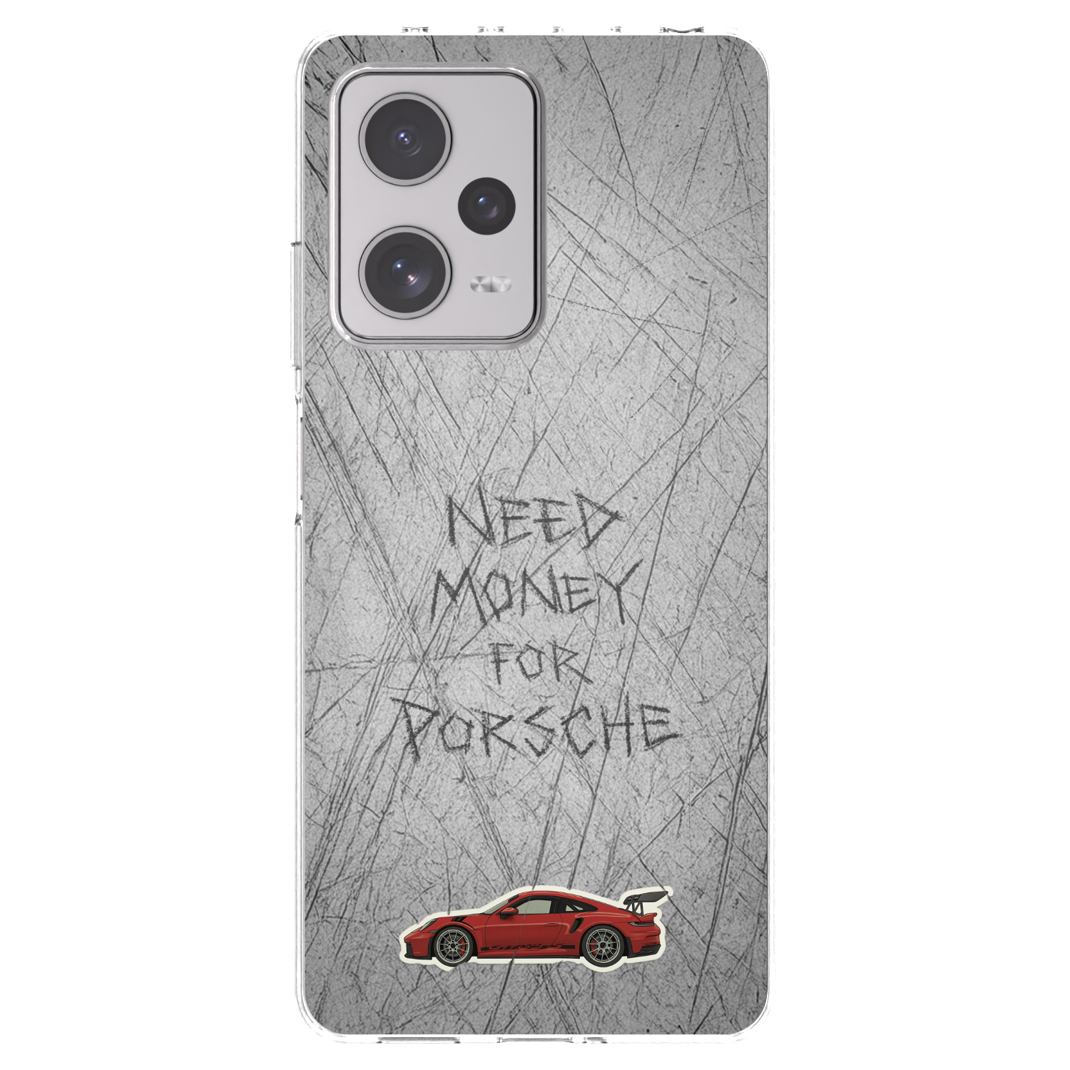 Picasee silikonový průhledný obal pro Xiaomi Redmi Note 12 Pro+ 5G - Garage Scratch