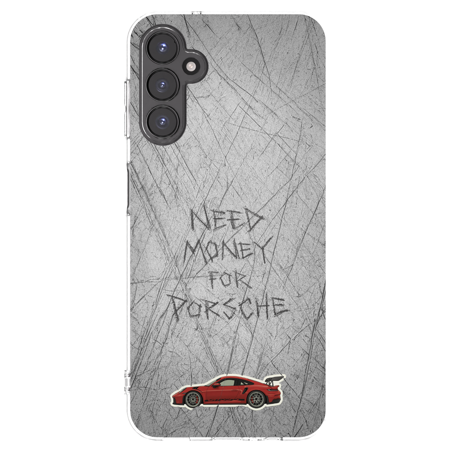 Picasee silikonový průhledný obal pro Samsung Galaxy A14 4G A145R - Garage Scratch