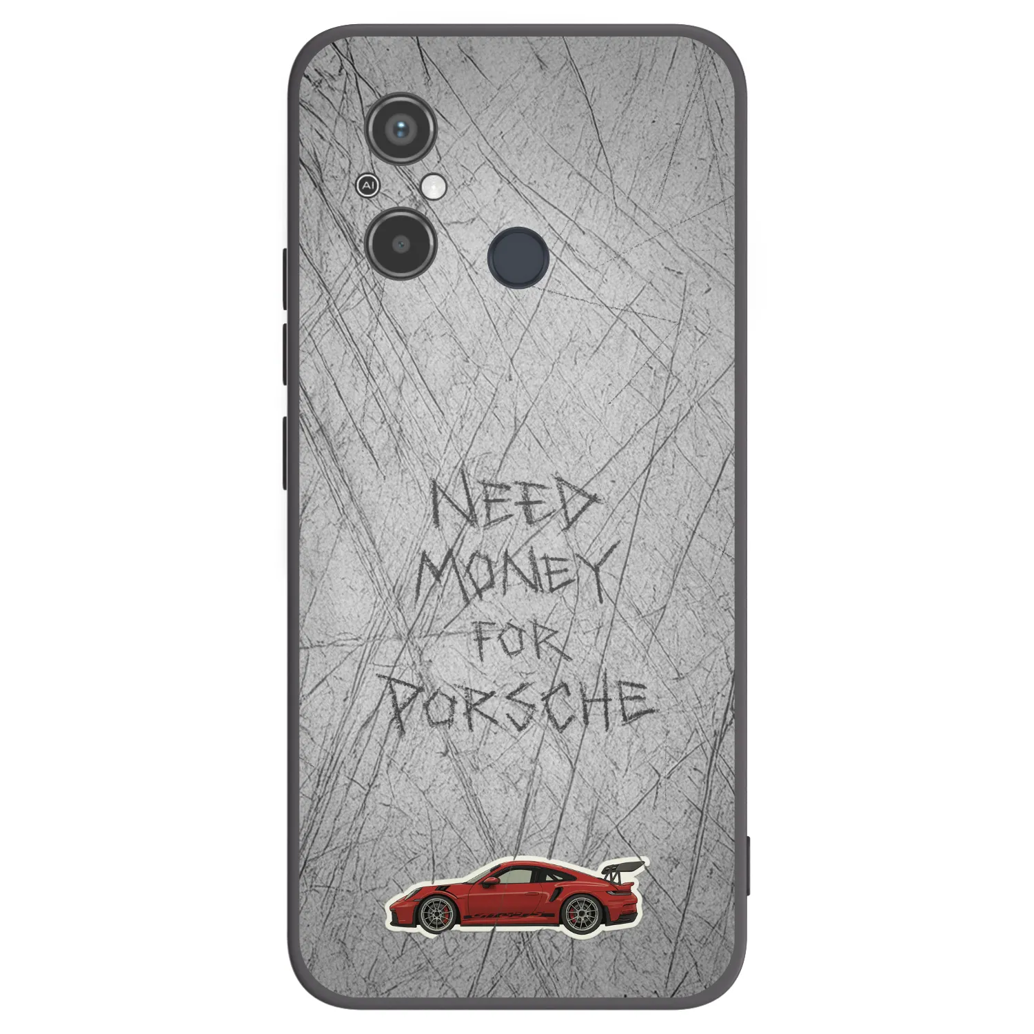 Picasee silikonový černý obal pro Xiaomi Redmi 12C - Garage Scratch