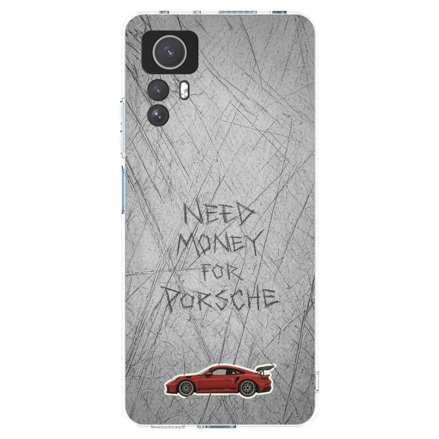Picasee silikonový průhledný obal pro Xiaomi Redmi Note 12S - Garage Scratch