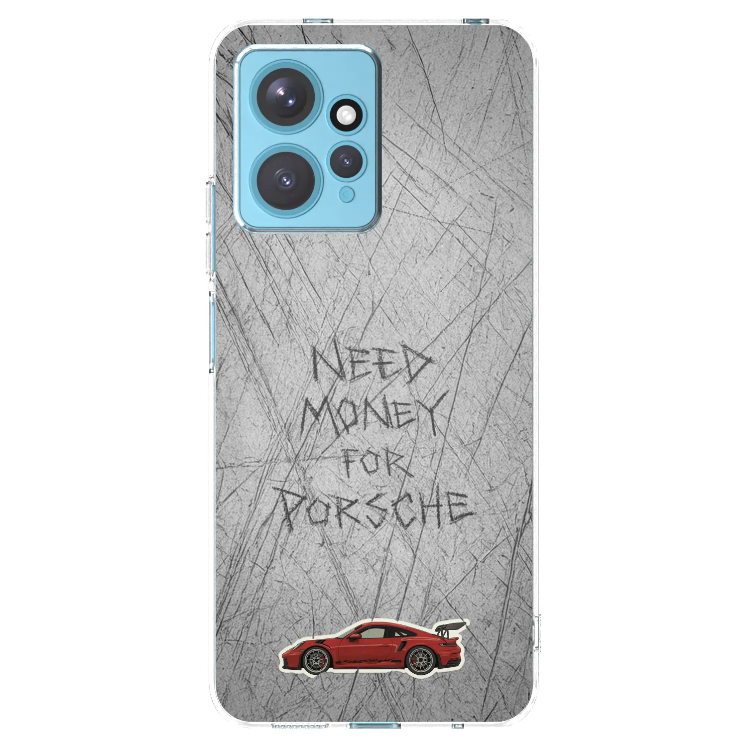 Picasee silikonový průhledný obal pro Xiaomi Redmi Note 12 4G - Garage Scratch