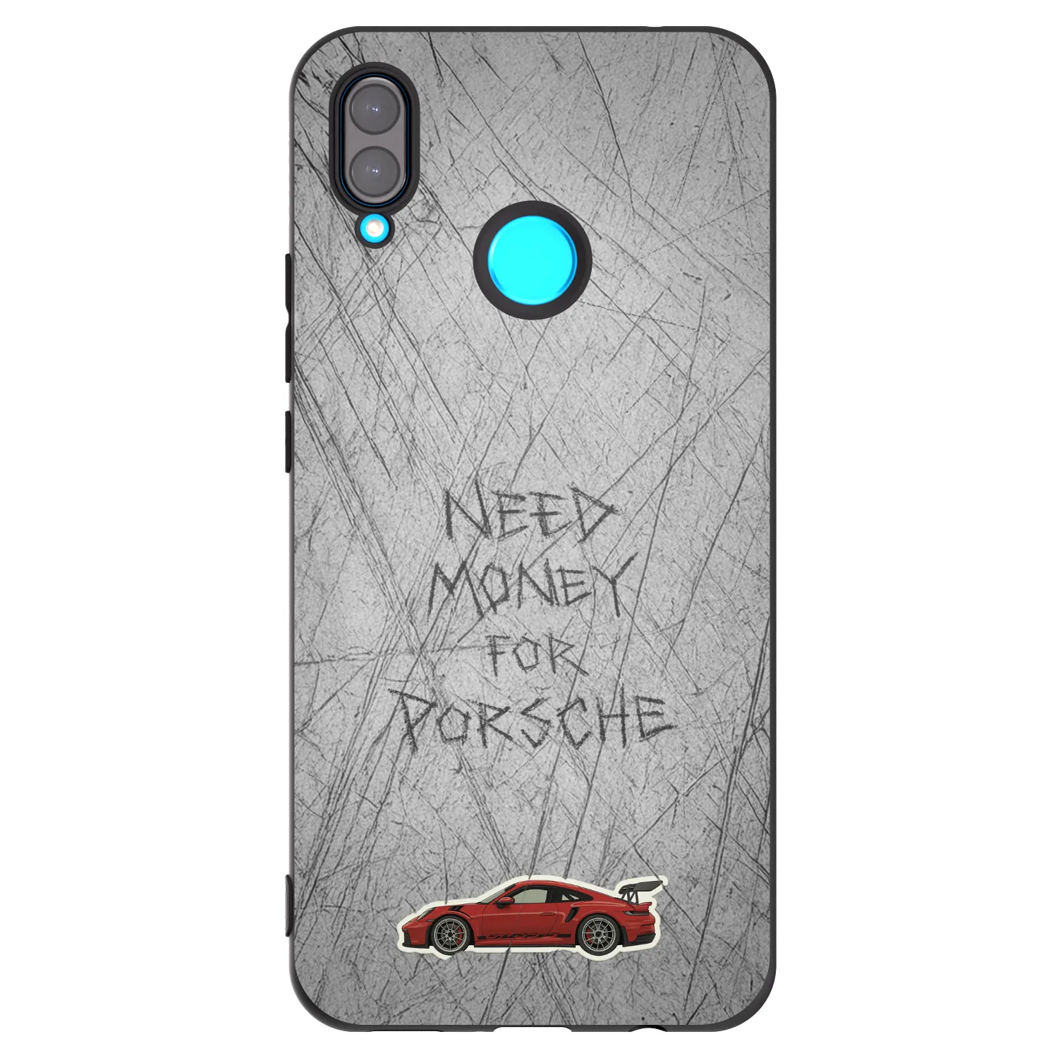Picasee silikonový černý obal pro Huawei Nova 3 - Garage Scratch