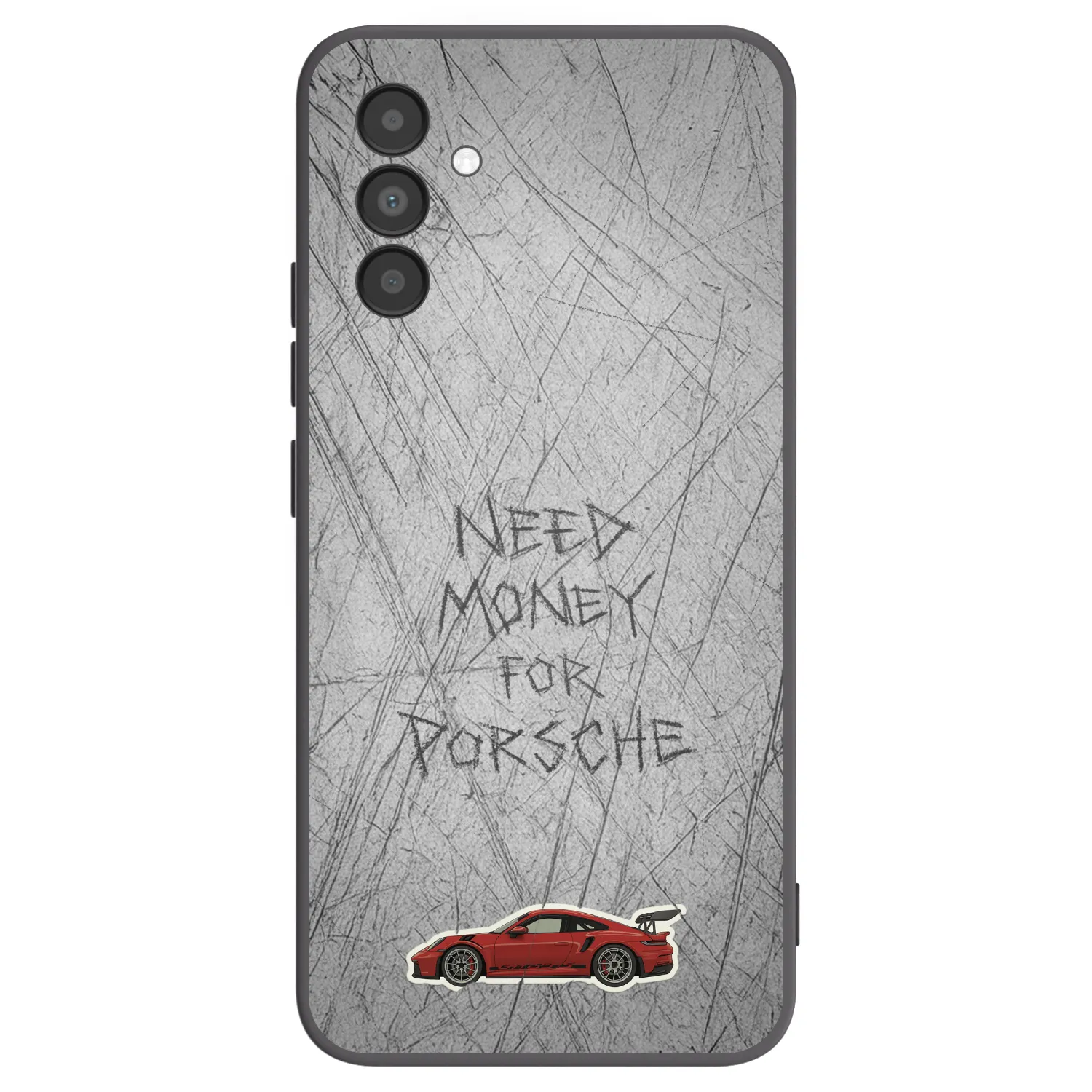Picasee silikonový černý obal pro Samsung Galaxy A04s A047F - Garage Scratch