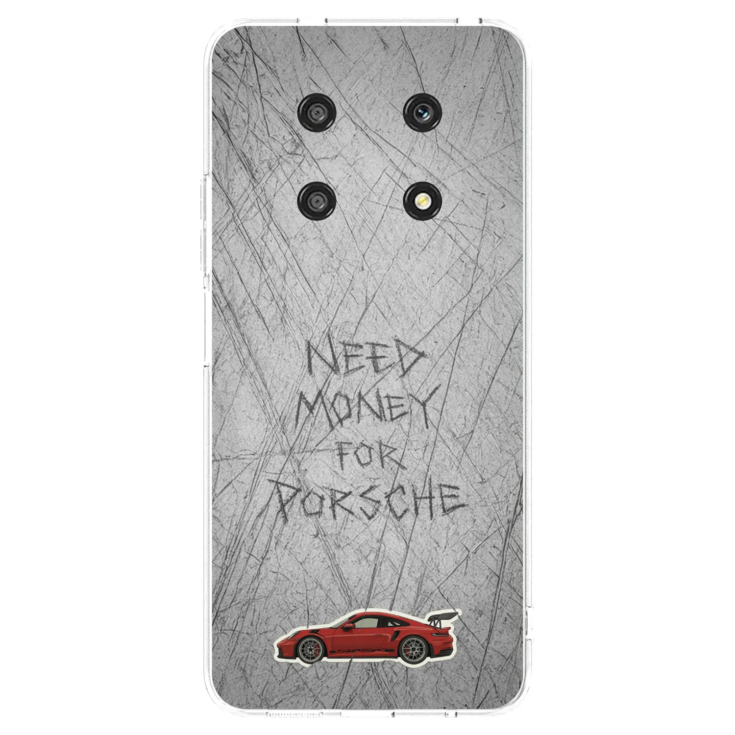 Picasee silikonový průhledný obal pro Honor Magic4 Lite 5G - Garage Scratch