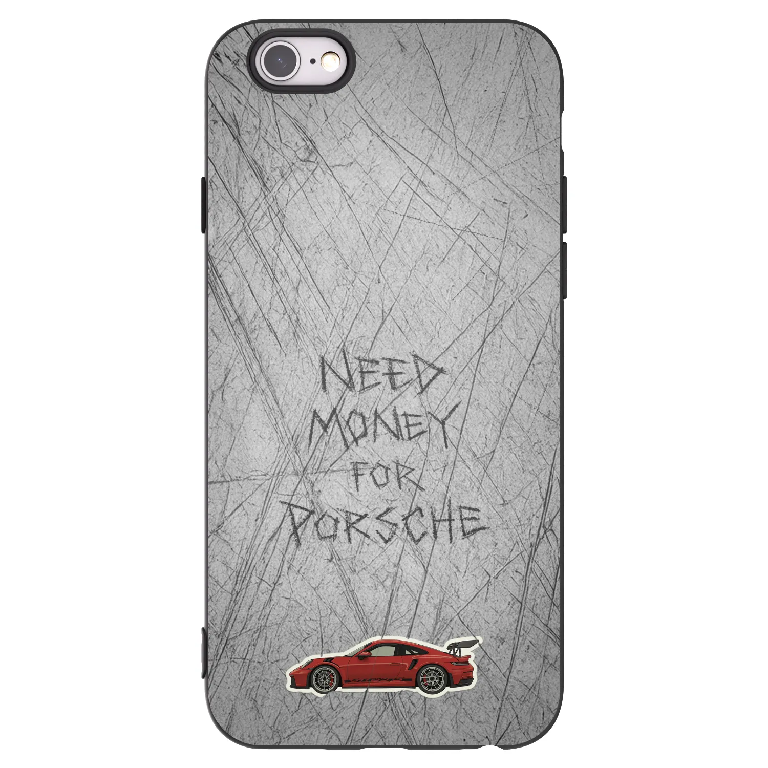 Picasee silikonový černý obal pro Apple iPhone 6/6S - Garage Scratch