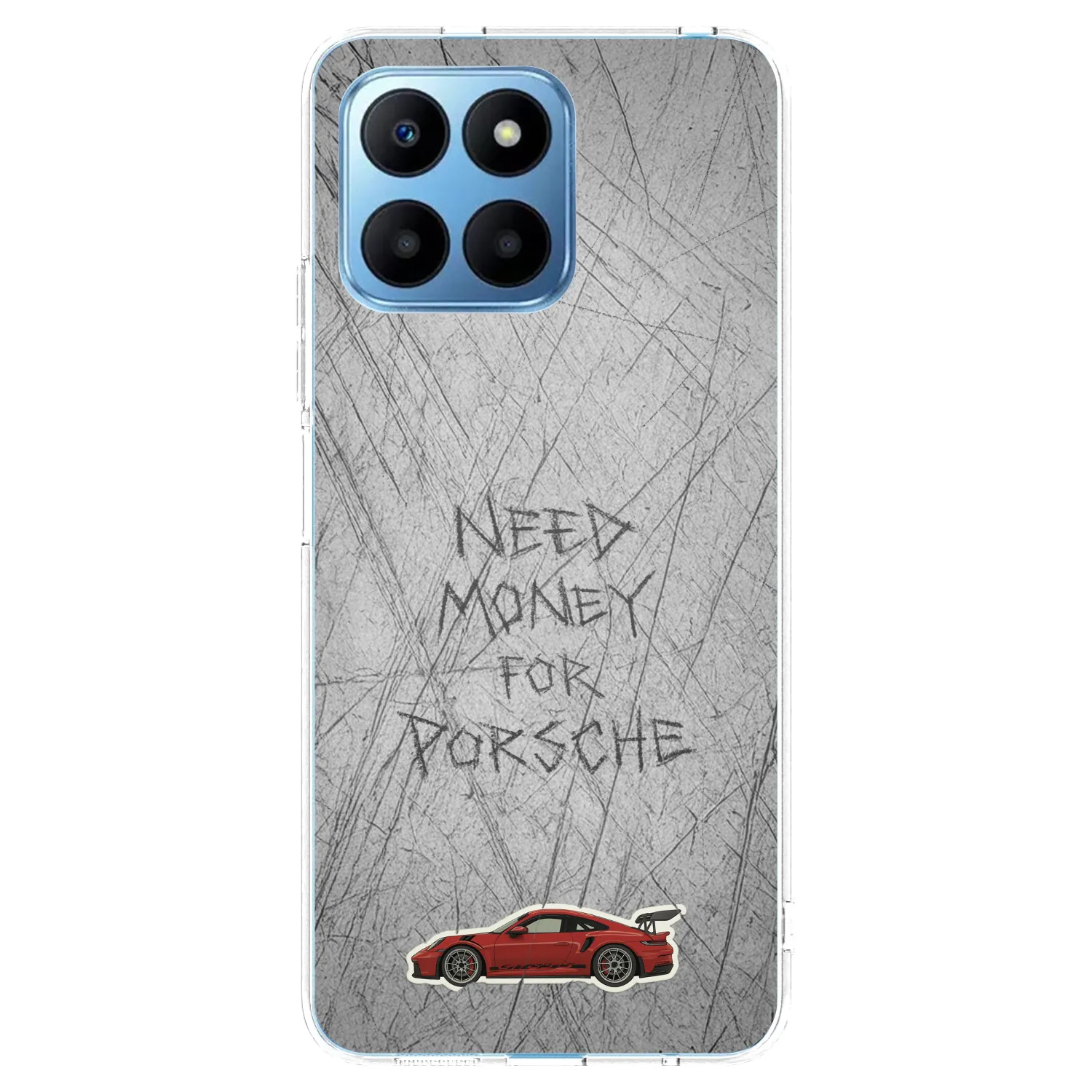 Picasee silikonový průhledný obal pro Honor 70 Lite - Garage Scratch
