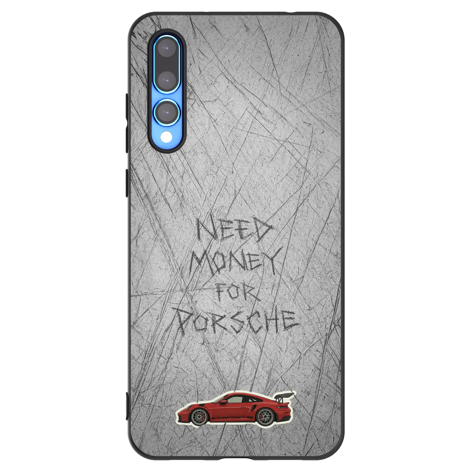 Picasee silikonový černý obal pro Huawei P20 Pro - Garage Scratch
