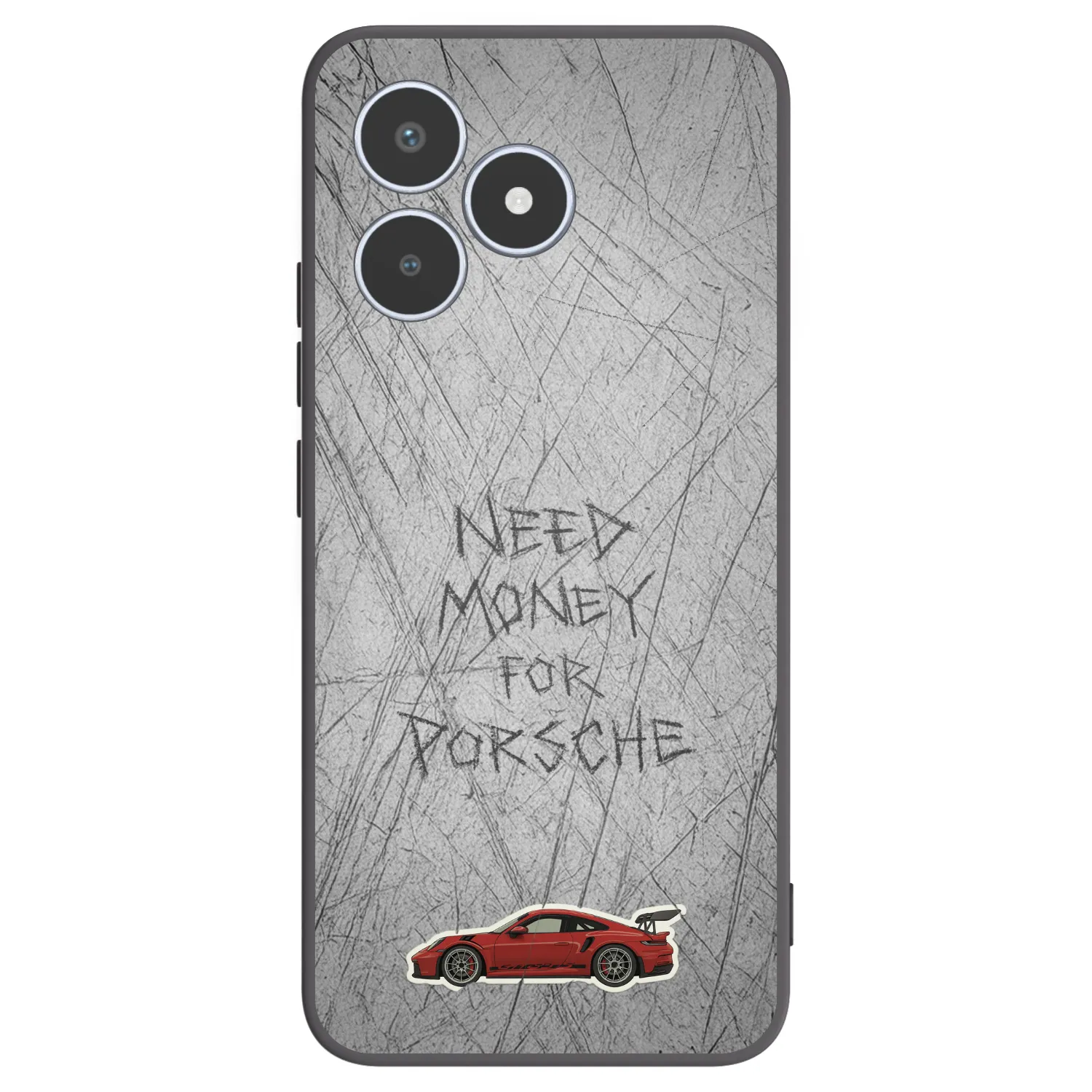 Picasee silikonový černý obal pro Realme C53 - Garage Scratch