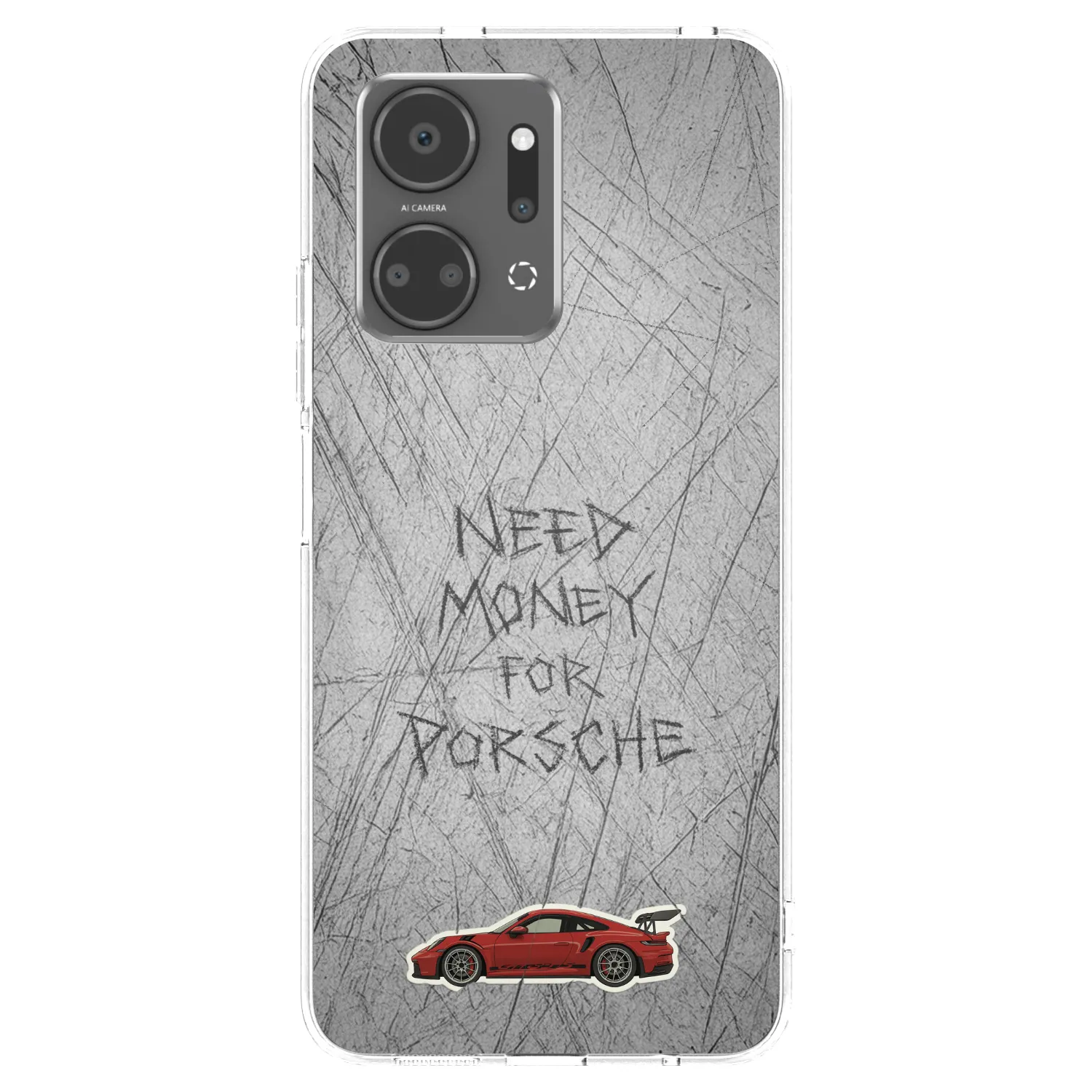 Picasee silikonový průhledný obal pro Honor X7a - Garage Scratch