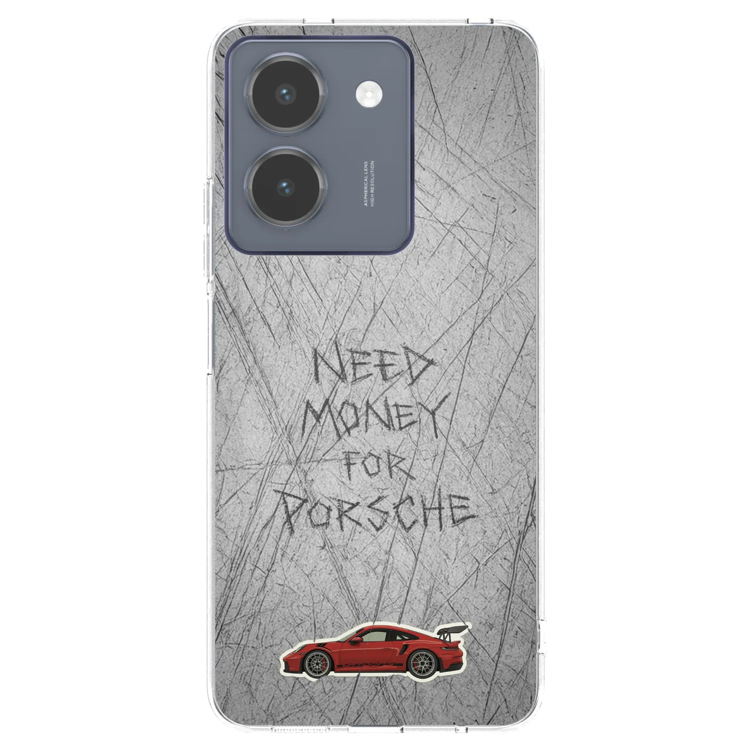 Picasee silikonový průhledný obal pro Vivo Y36 4G - Garage Scratch
