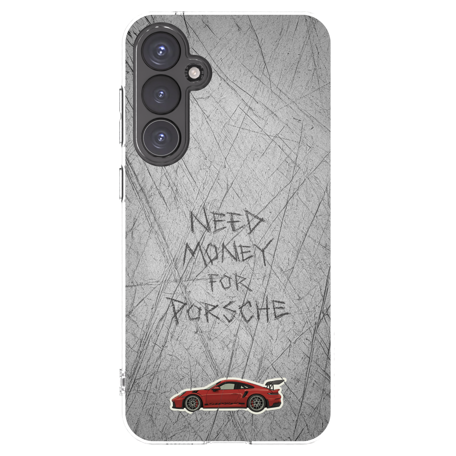 Picasee silikonový průhledný obal pro Samsung Galaxy S23 FE S711B - Garage Scratch