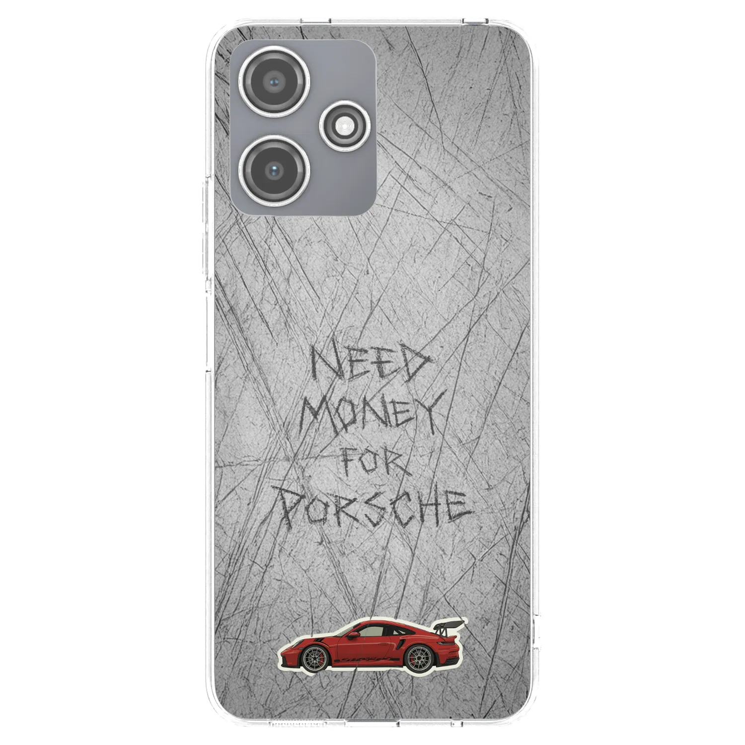 Picasee silikonový průhledný obal pro Xiaomi Redmi 12 5G - Garage Scratch