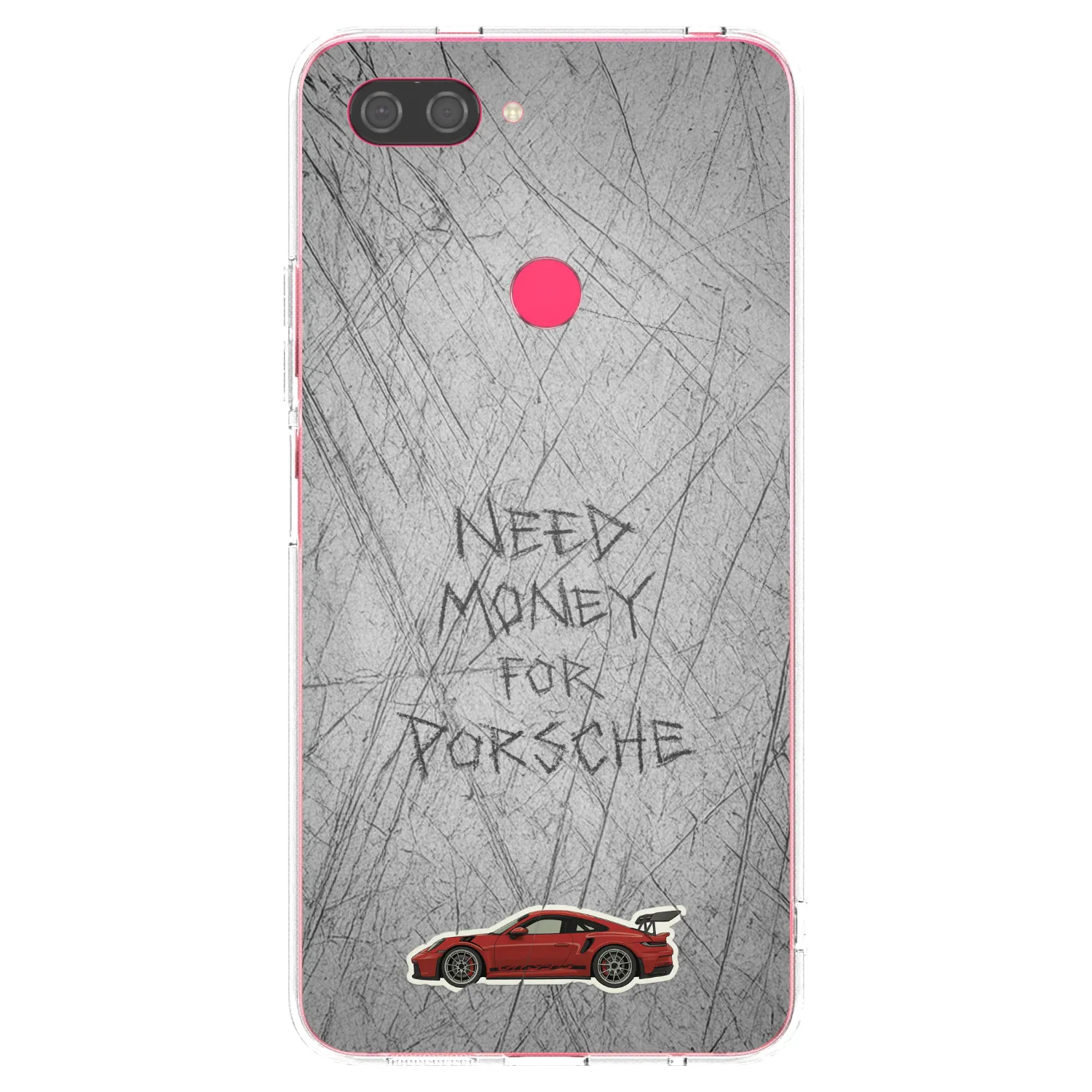 Picasee silikonový průhledný obal pro Xiaomi Mi 8 Lite - Garage Scratch