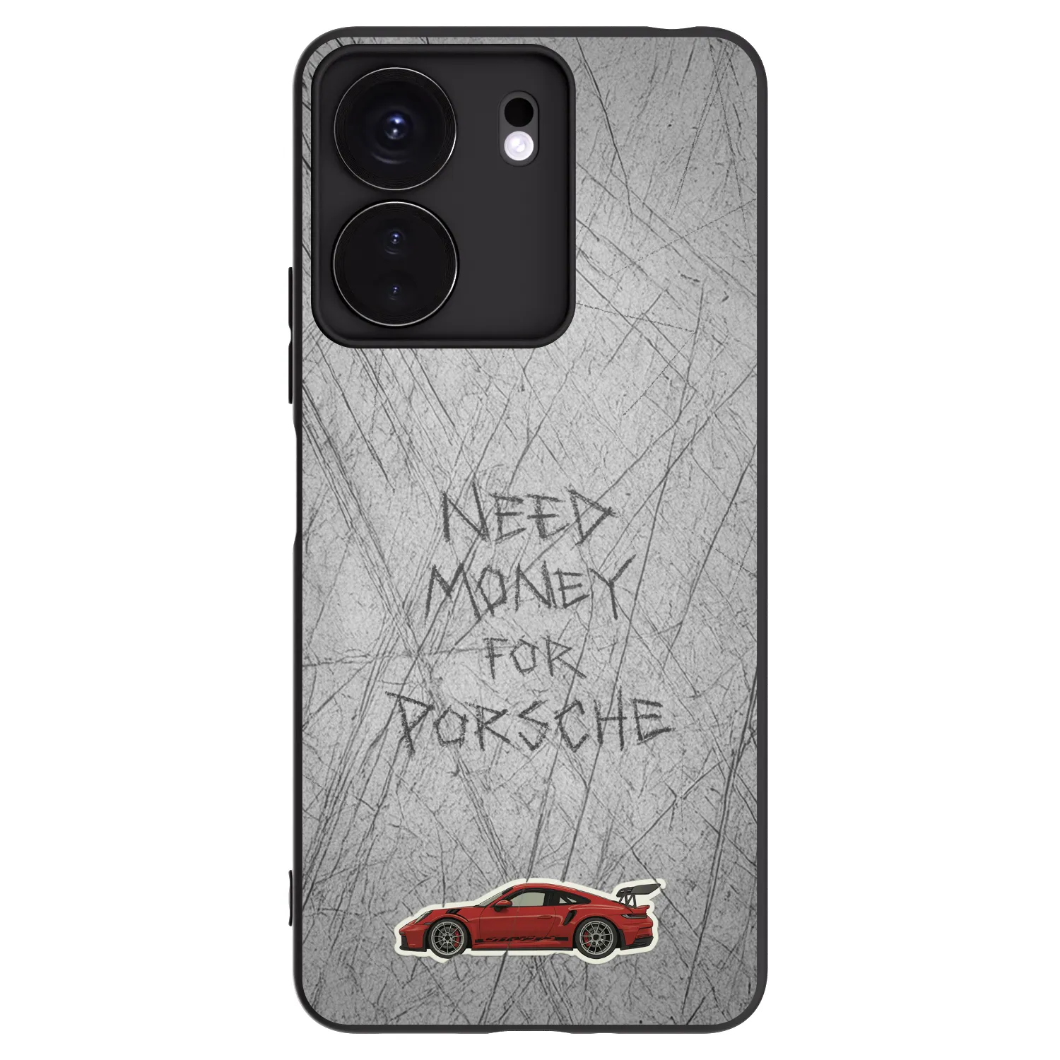 Picasee silikonový černý obal pro Xiaomi Redmi 13C 4G - Garage Scratch