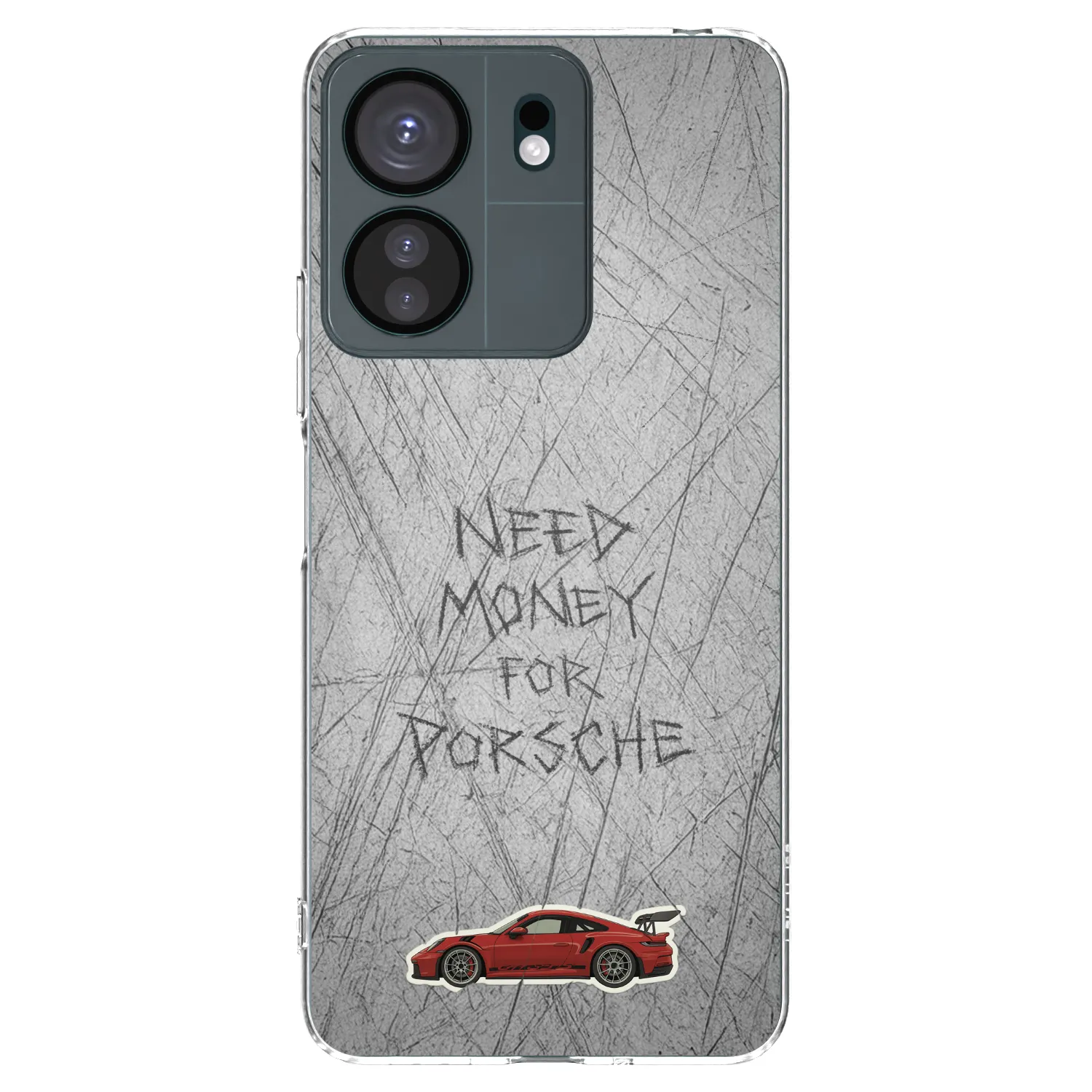 Picasee silikonový průhledný obal pro Xiaomi Redmi 13C 4G - Garage Scratch