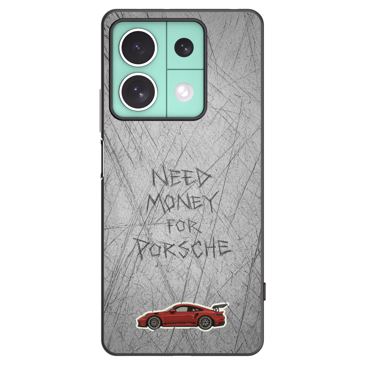 Picasee silikonový černý obal pro Xiaomi Redmi Note 13 5G - Garage Scratch