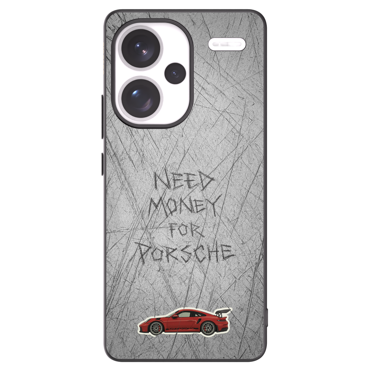 Picasee silikonový černý obal pro Xiaomi Redmi Note 13 Pro+ 5G - Garage Scratch