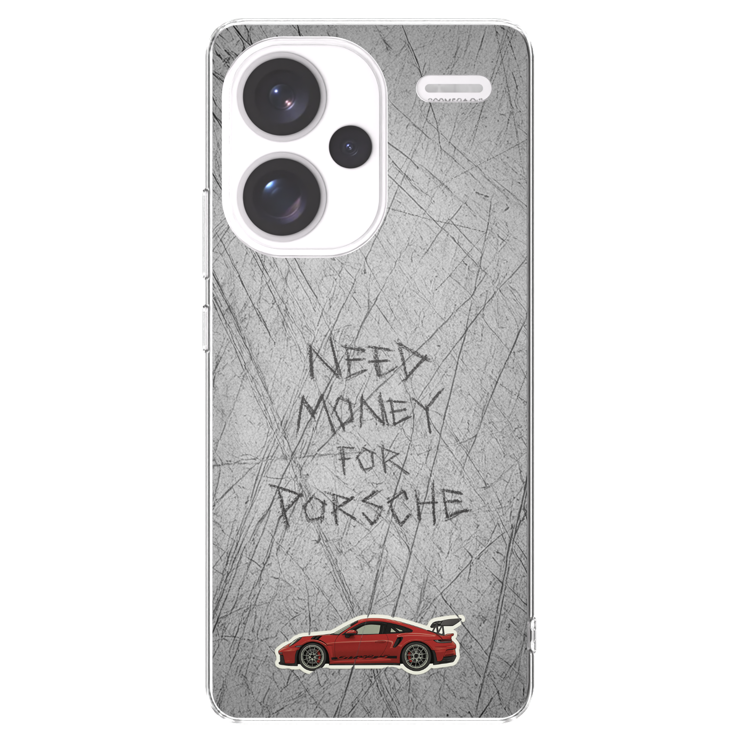 Picasee silikonový průhledný obal pro Xiaomi Redmi Note 13 Pro+ 5G - Garage Scratch