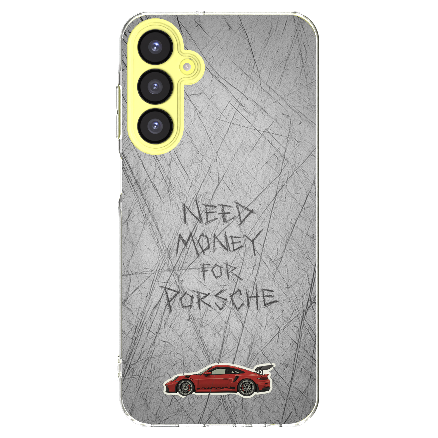 Picasee silikonový průhledný obal pro Samsung Galaxy A25 A256B 5G - Garage Scratch