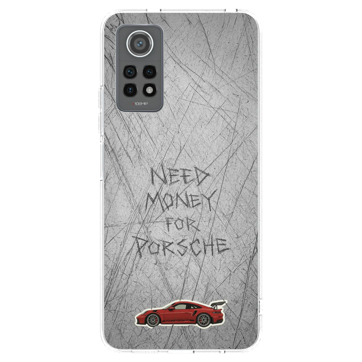 Picasee silikonový průhledný obal pro Xiaomi Redmi Note 12 Pro 4G - Garage Scratch