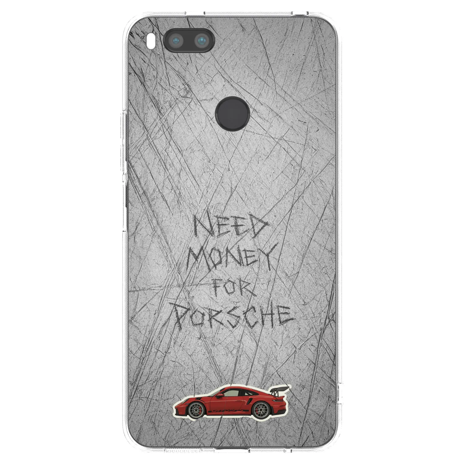 Picasee silikonový průhledný obal pro Xiaomi Mi A1 Global - Garage Scratch