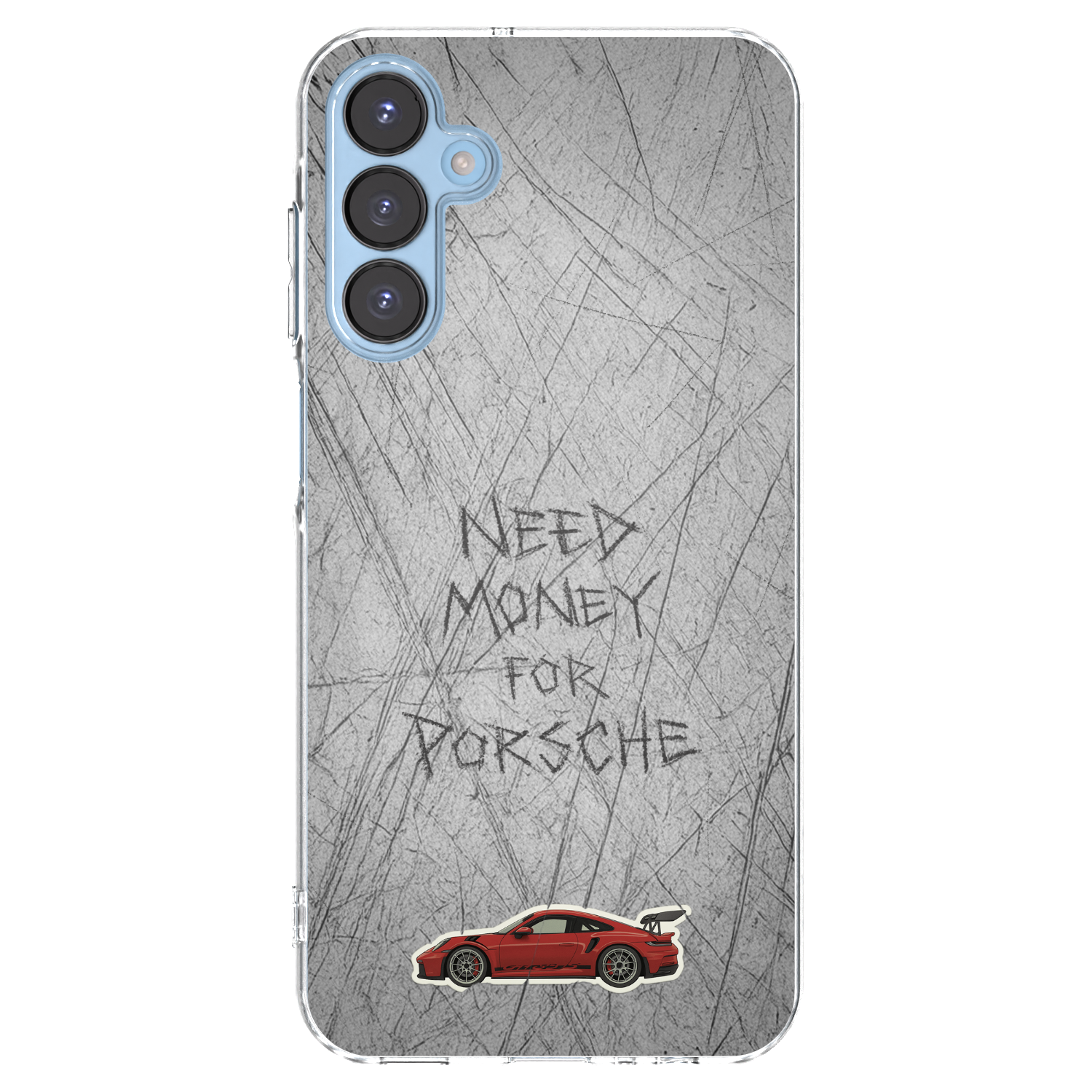Picasee silikonový průhledný obal pro Samsung Galaxy A15 A156B 5G - Garage Scratch