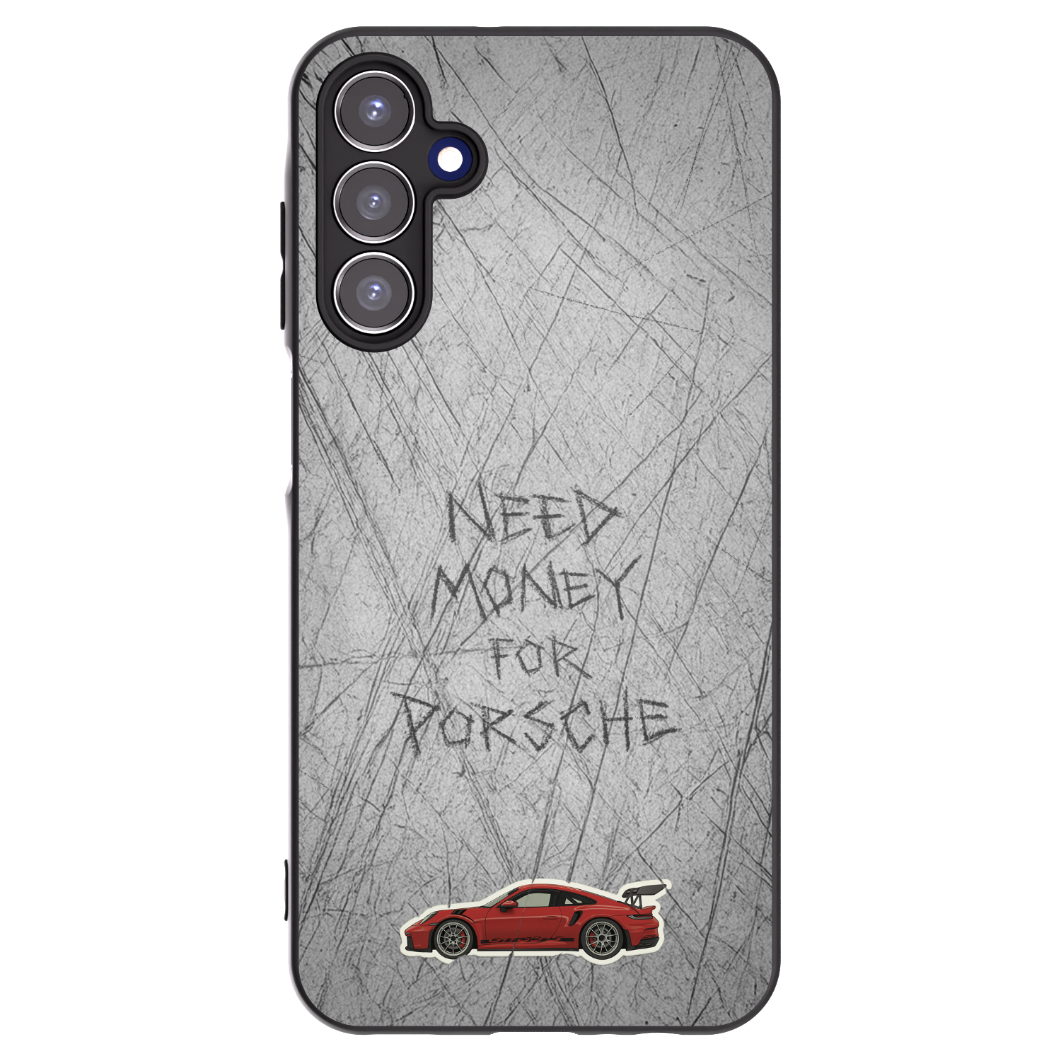 Picasee silikonový černý obal pro Samsung Galaxy A15 A155F 4G - Garage Scratch