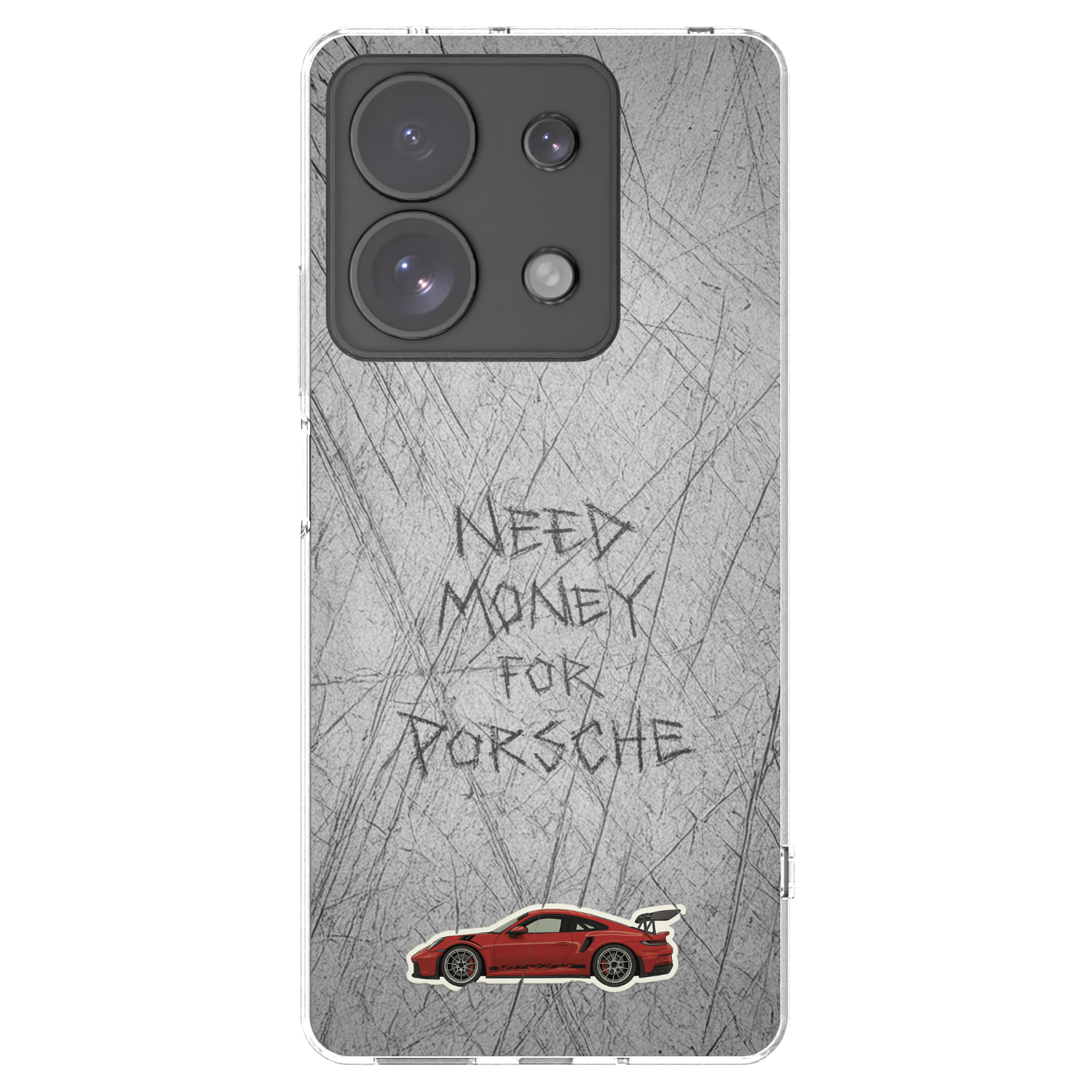 Picasee silikonový průhledný obal pro Xiaomi Redmi Note 13 Pro 4G - Garage Scratch