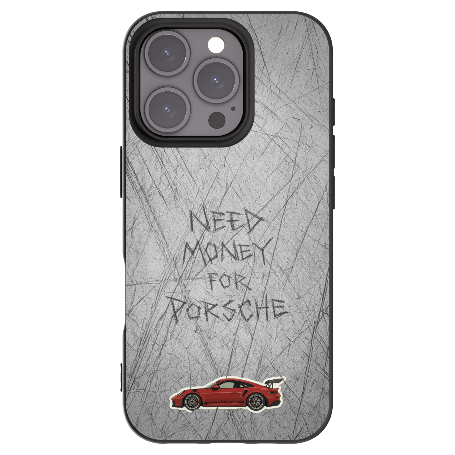 Picasee silikonový černý obal pro Apple iPhone 16 Pro - Garage Scratch