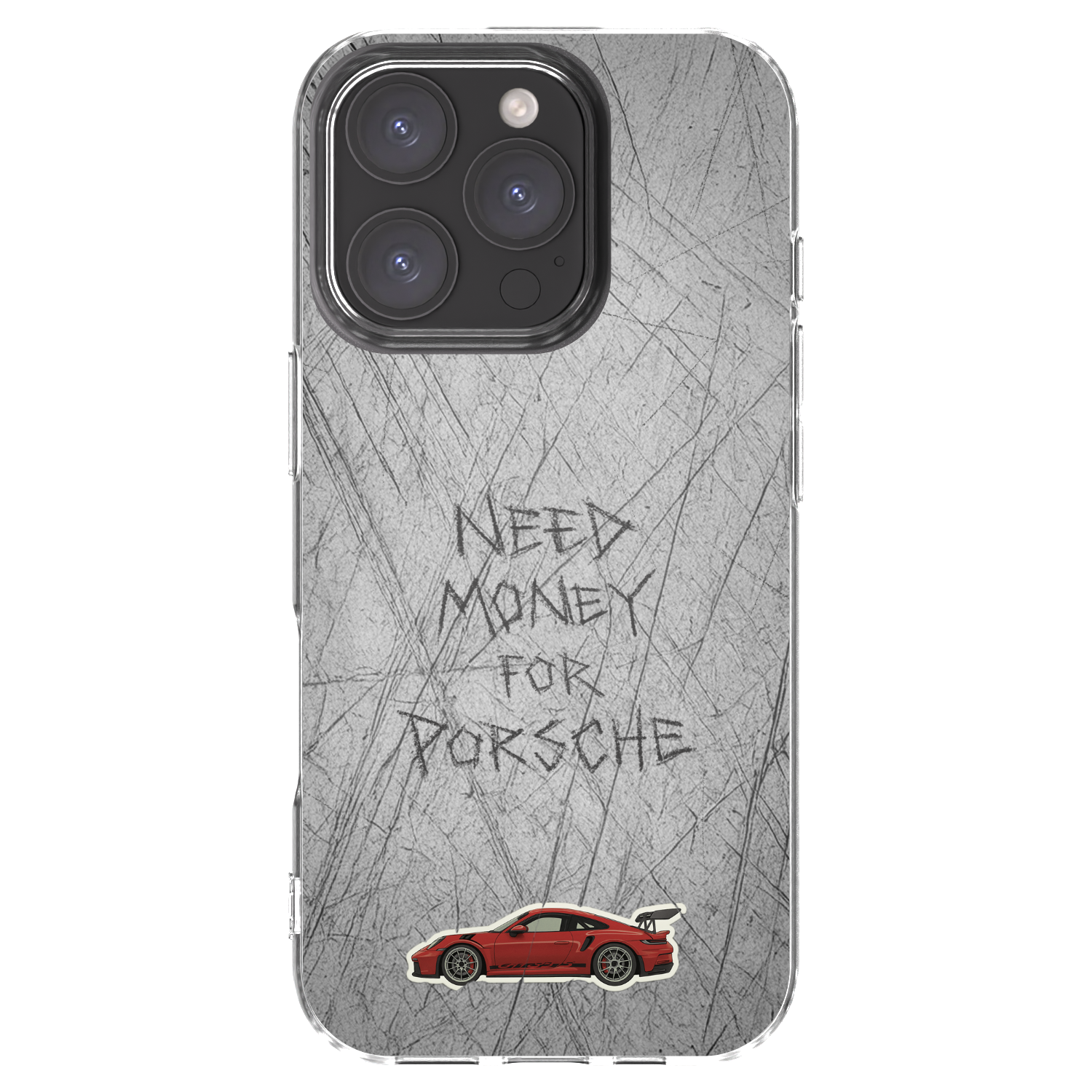 Picasee silikonový průhledný obal pro Apple iPhone 16 Pro - Garage Scratch