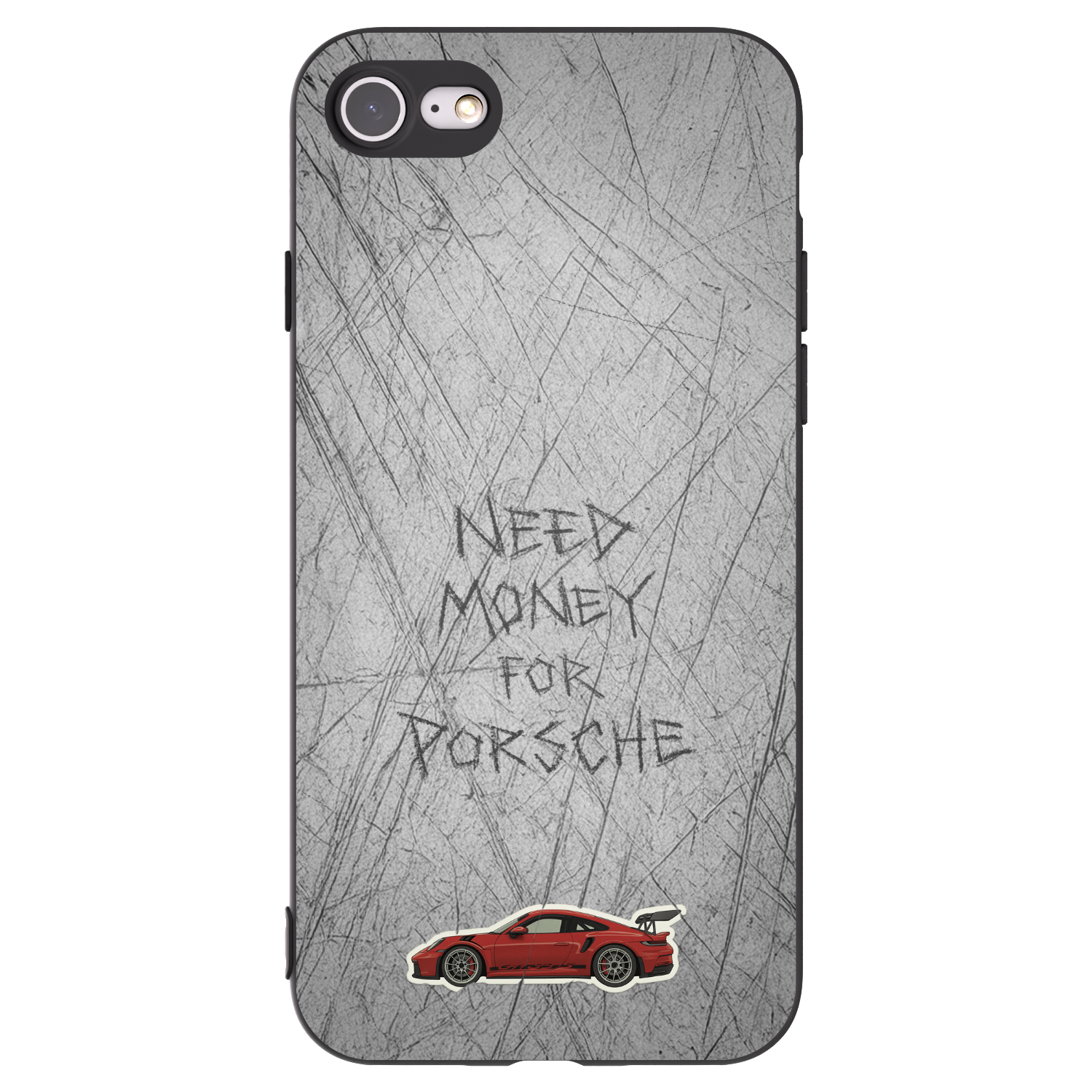 Picasee silikonový černý obal pro Apple iPhone 8 - Garage Scratch